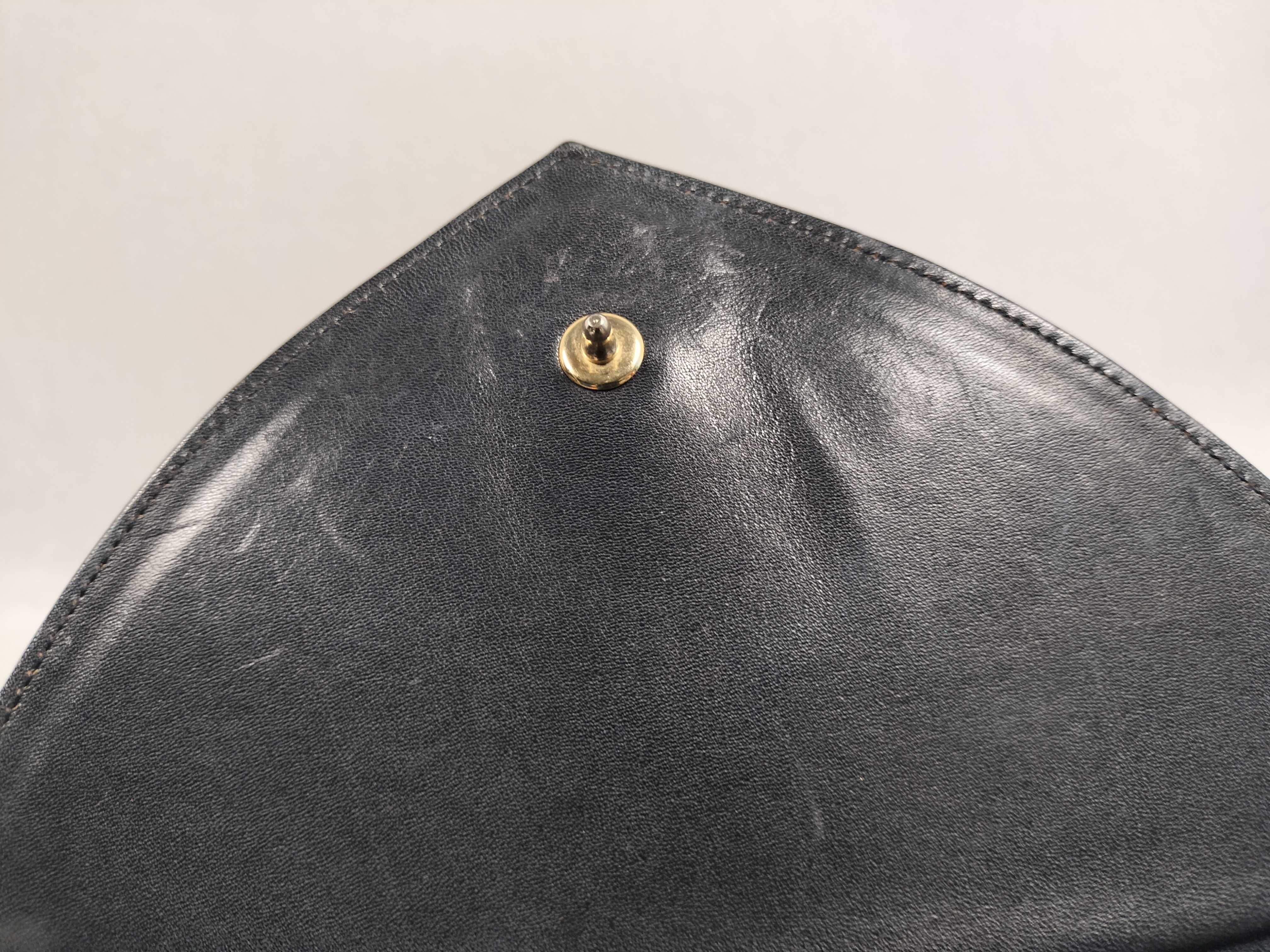 Leather YSL Logo Shoulder Bag — view 13