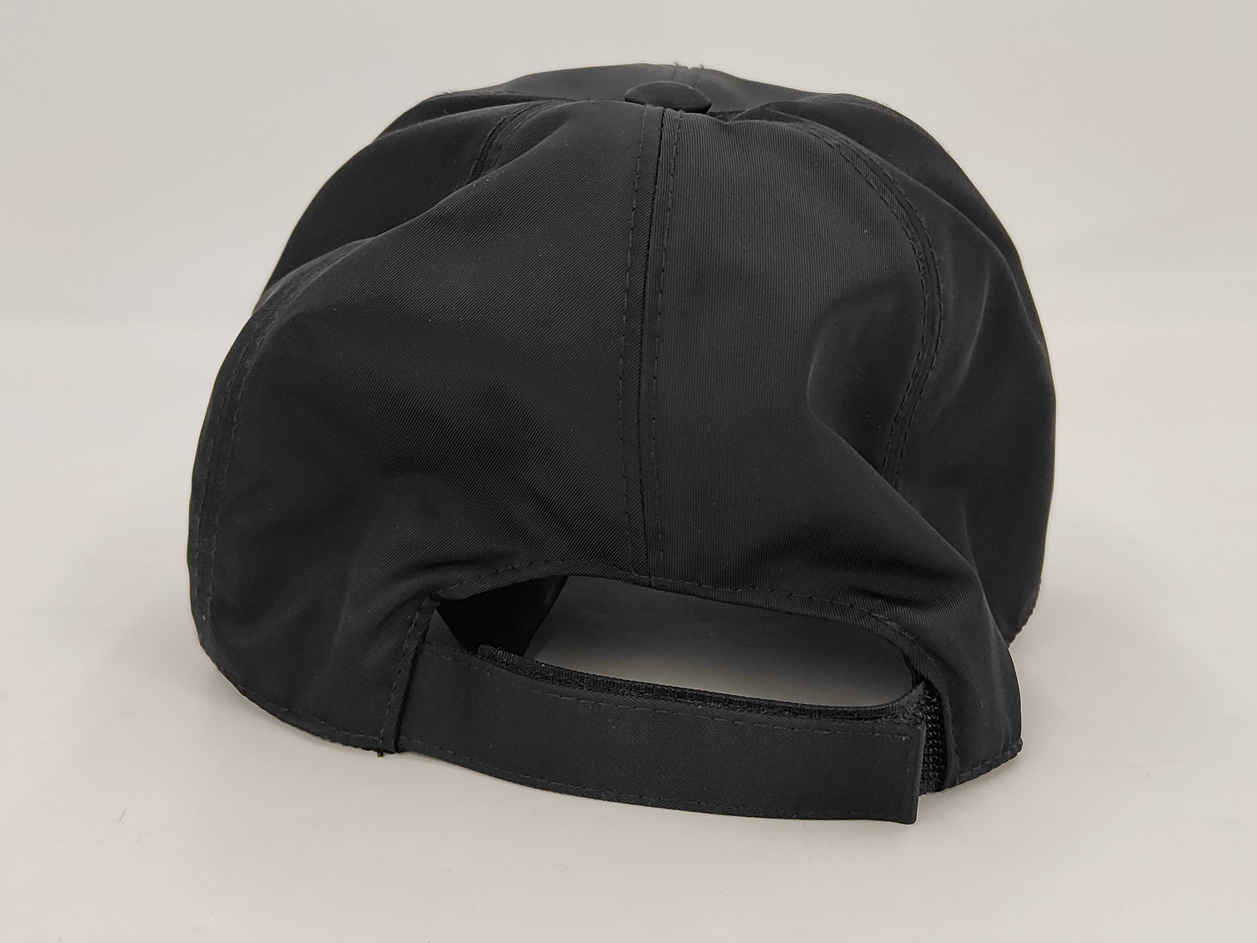 Nylon Logo Baseball Cap, Black, Other Accessories — view 4