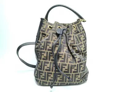 Zucca pattern drawstring handbag