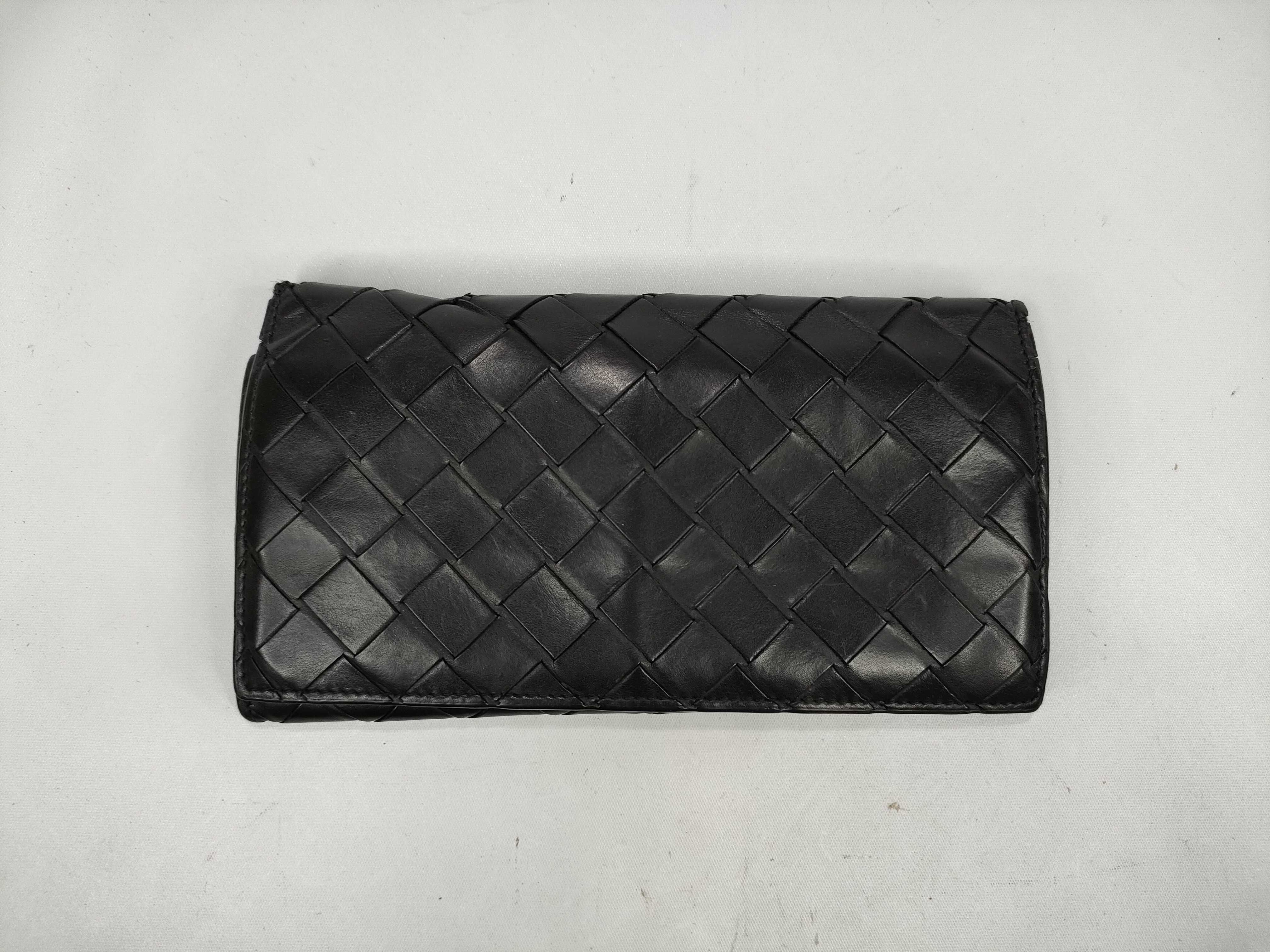 Intrecciato Bottega Veneta Intrecciato Leather Long Wallet with Coin Case Wallet