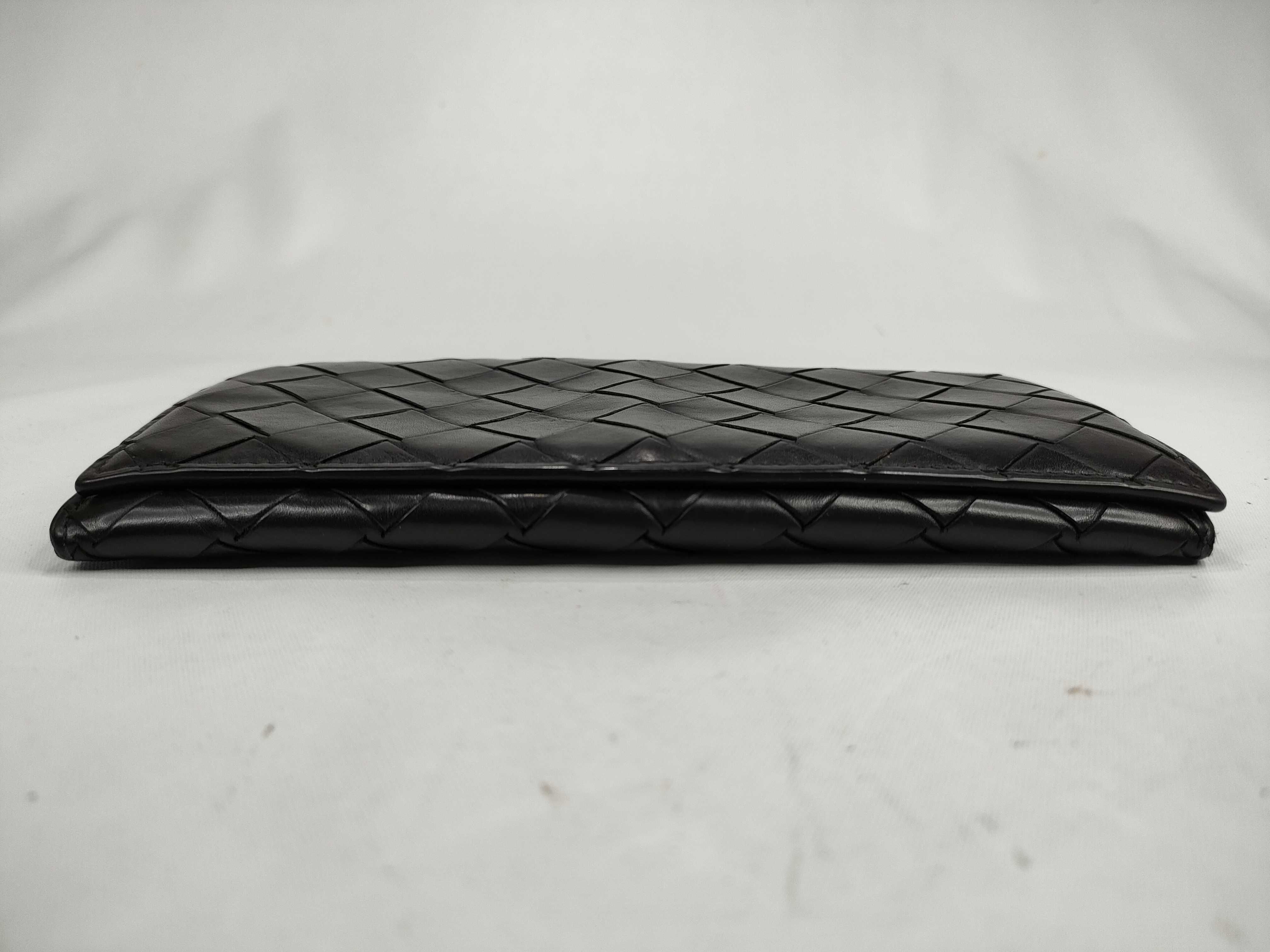 Intrecciato Bottega Veneta Intrecciato Leather Long Wallet with Coin Case Wallet — view 3
