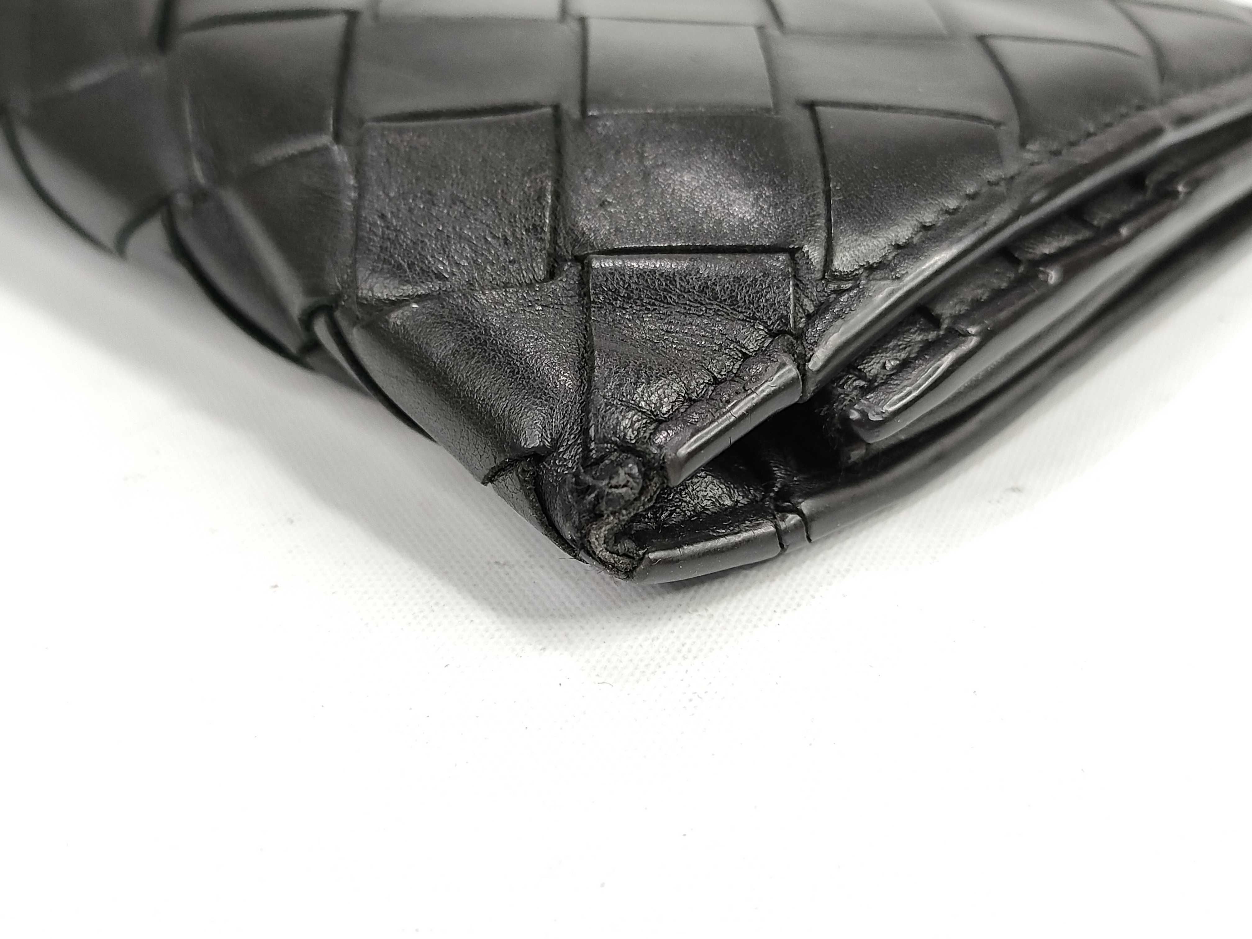 Intrecciato Bottega Veneta Intrecciato Leather Long Wallet with Coin Case Wallet — view 4