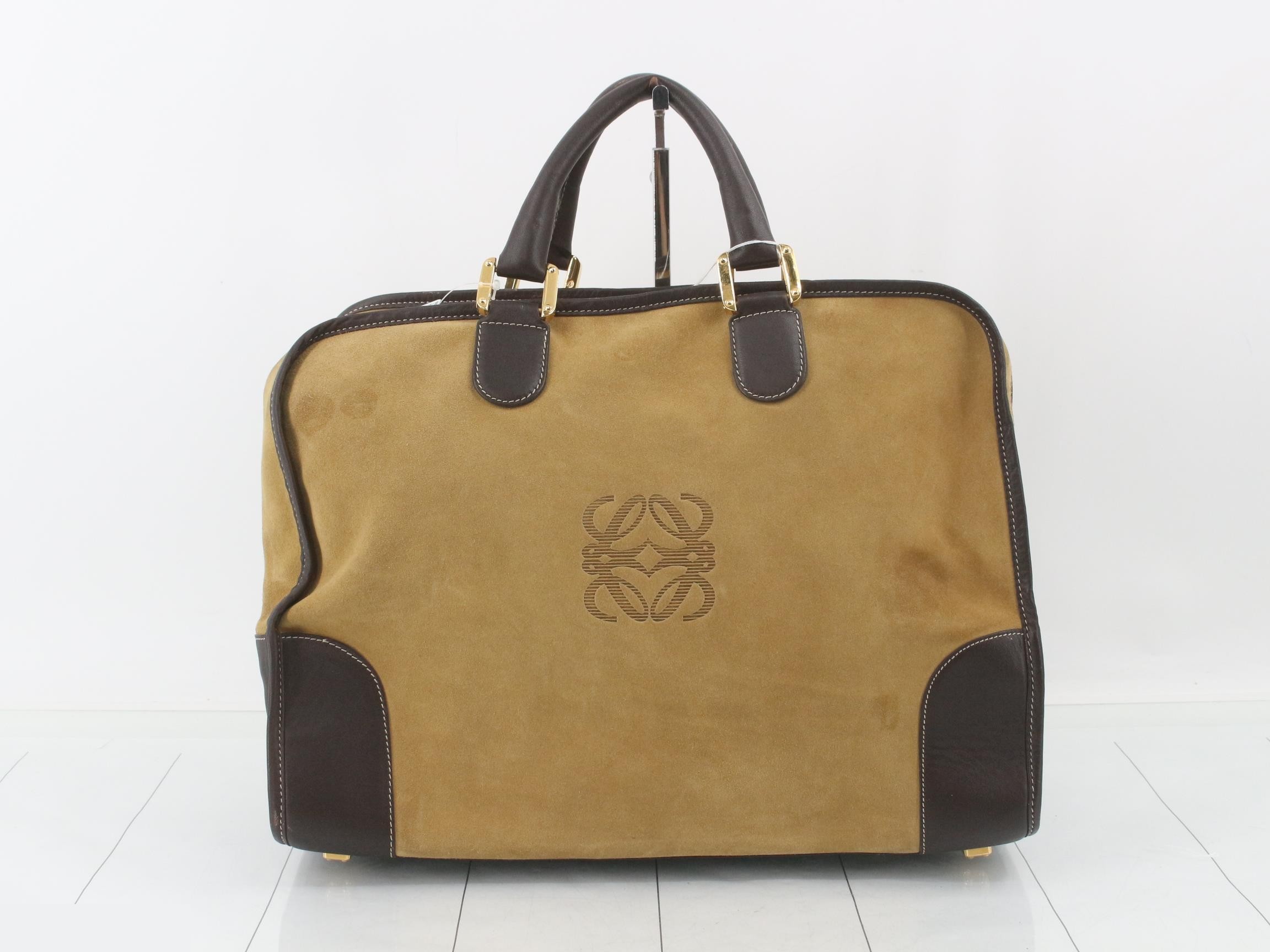 Amazona suede/leather handbag