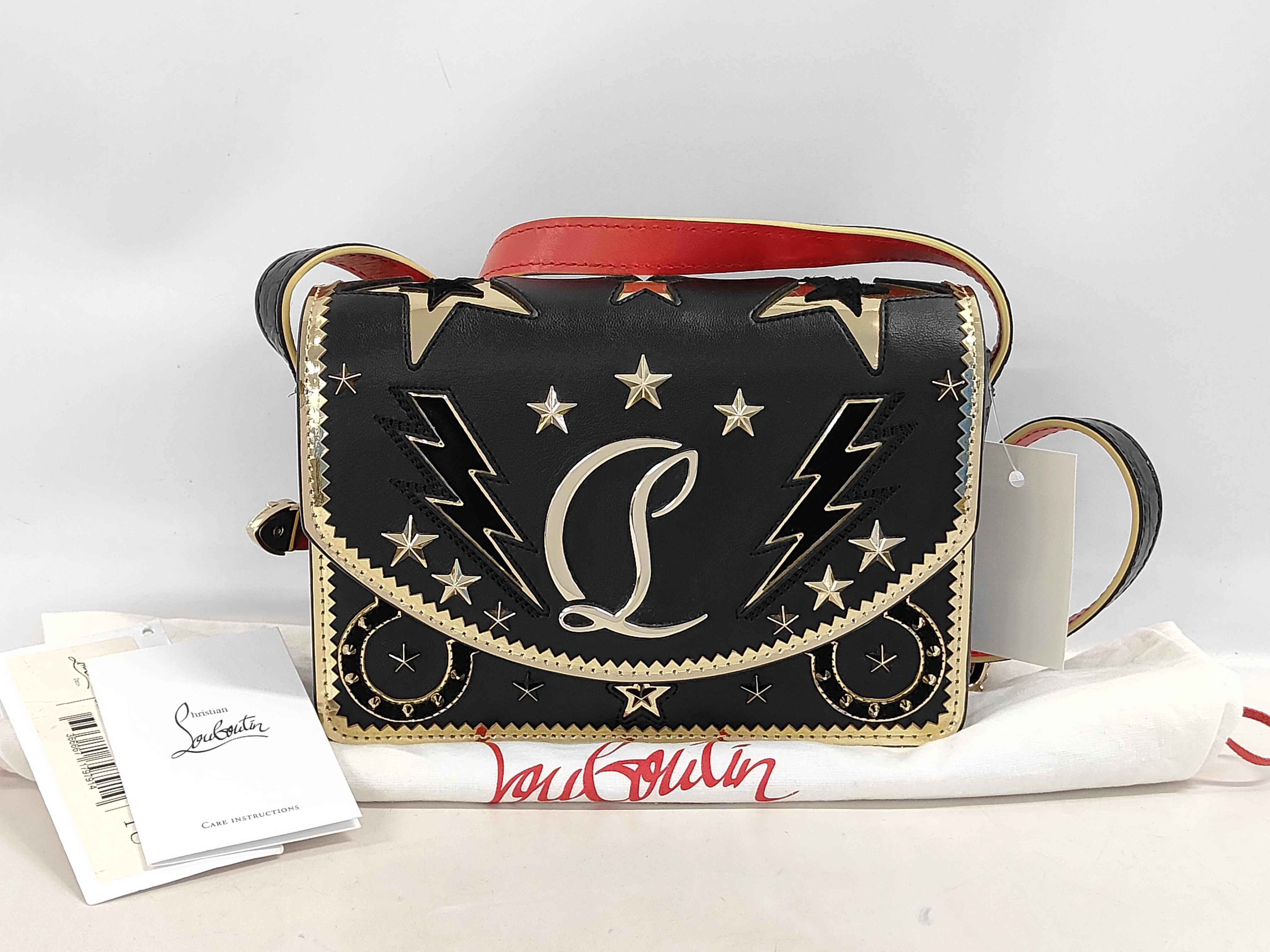 Louboutin 54 Black Shoulder Bag
