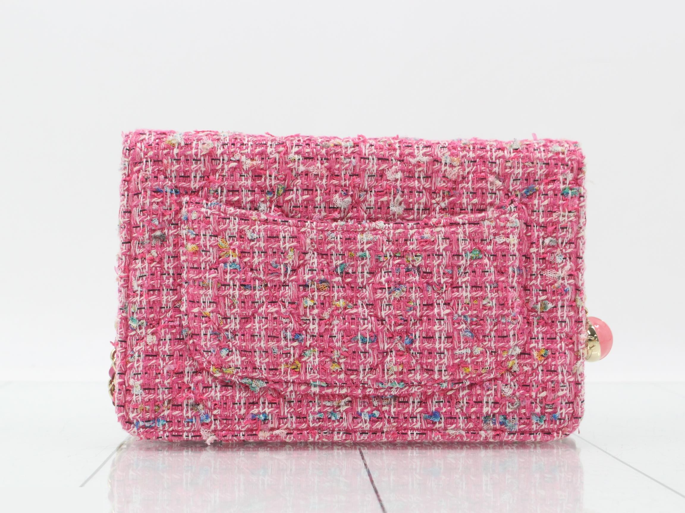 Tweed Chain Wallet WOC — view 2