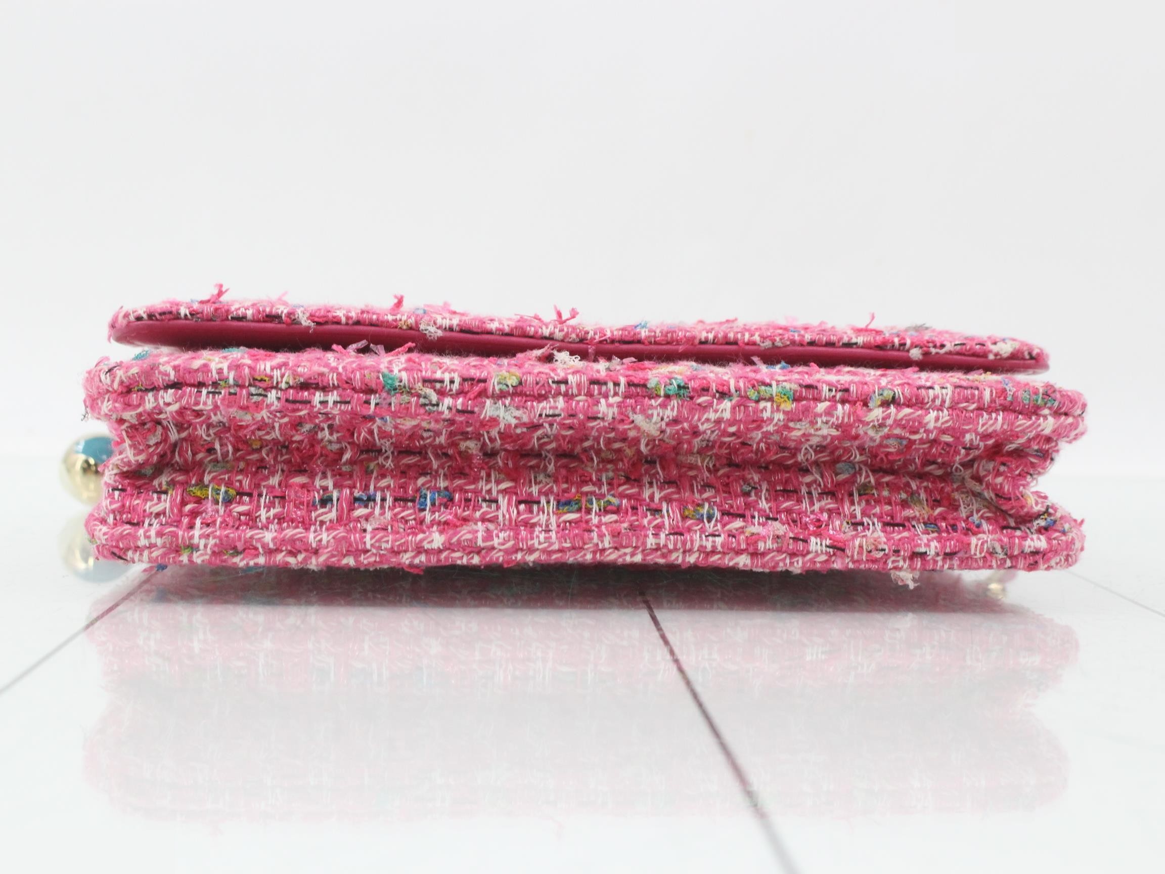 Tweed Chain Wallet WOC — view 3