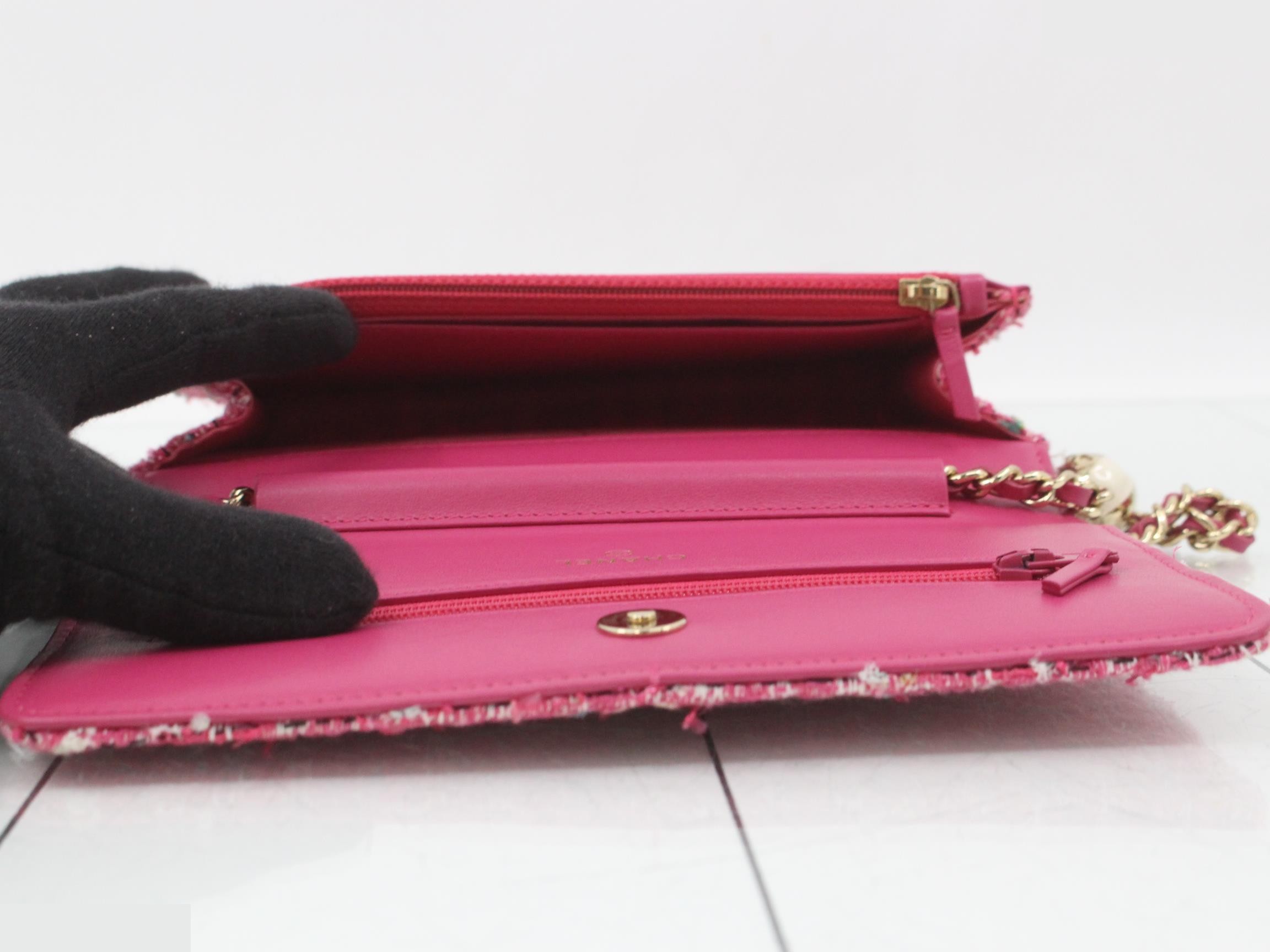 Tweed Chain Wallet WOC — view 4