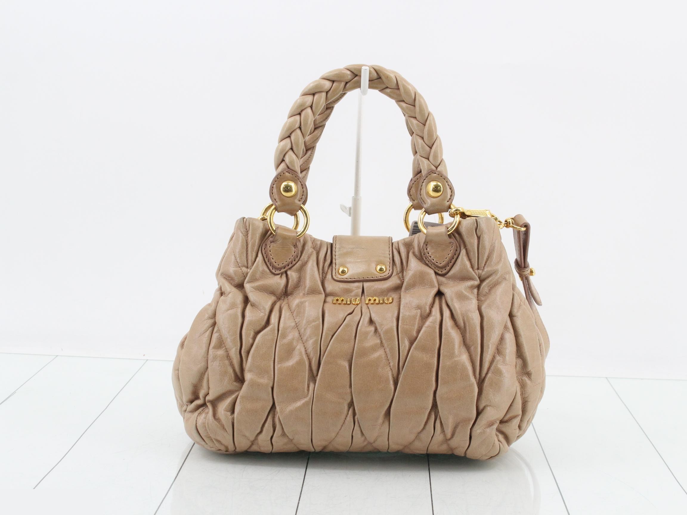 Matelassé Leather 2-Way Shoulder/Handbag — view 2