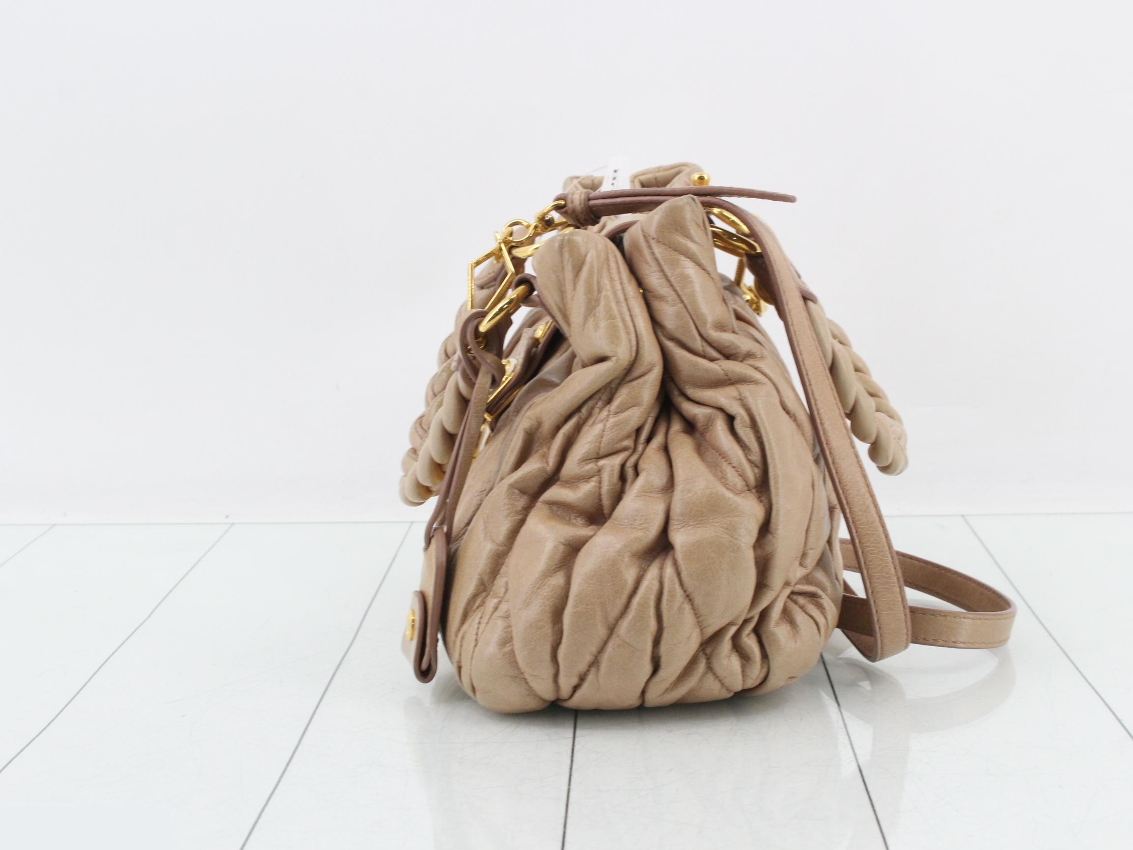 Matelassé Leather 2-Way Shoulder/Handbag — view 3