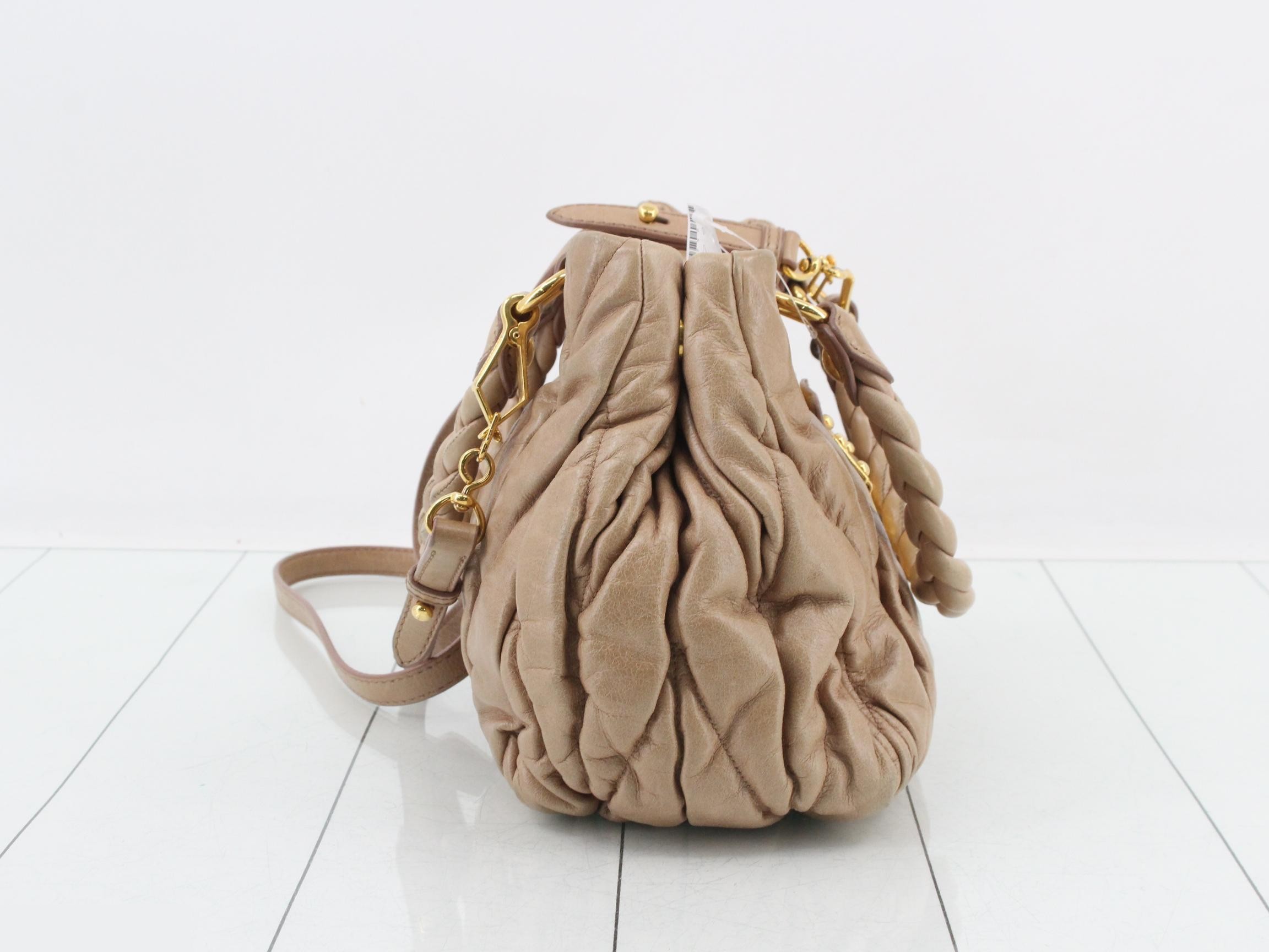 Matelassé Leather 2-Way Shoulder/Handbag — view 4