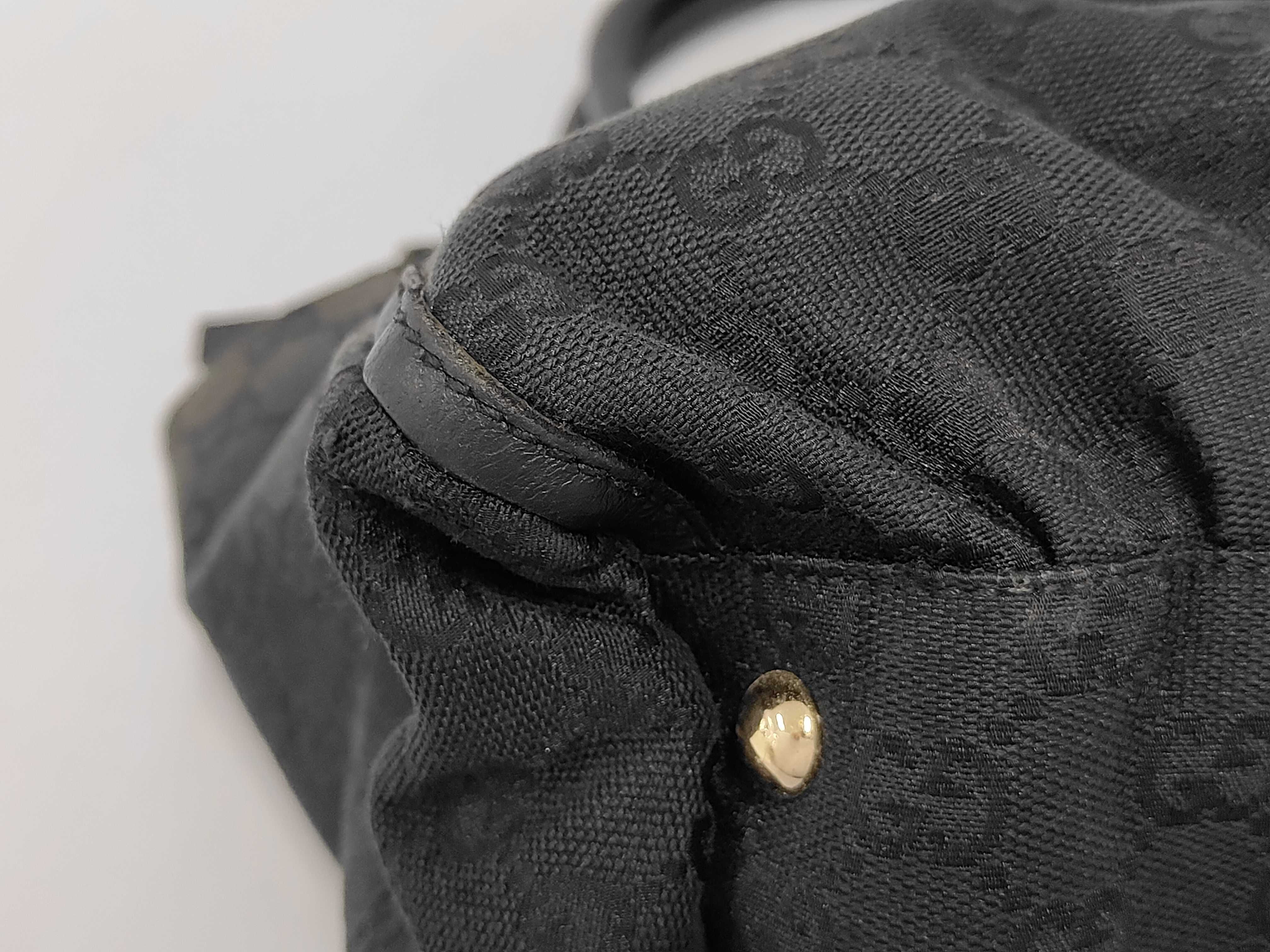 Abbey Handbag GG Canvas Black Handbag — view 4