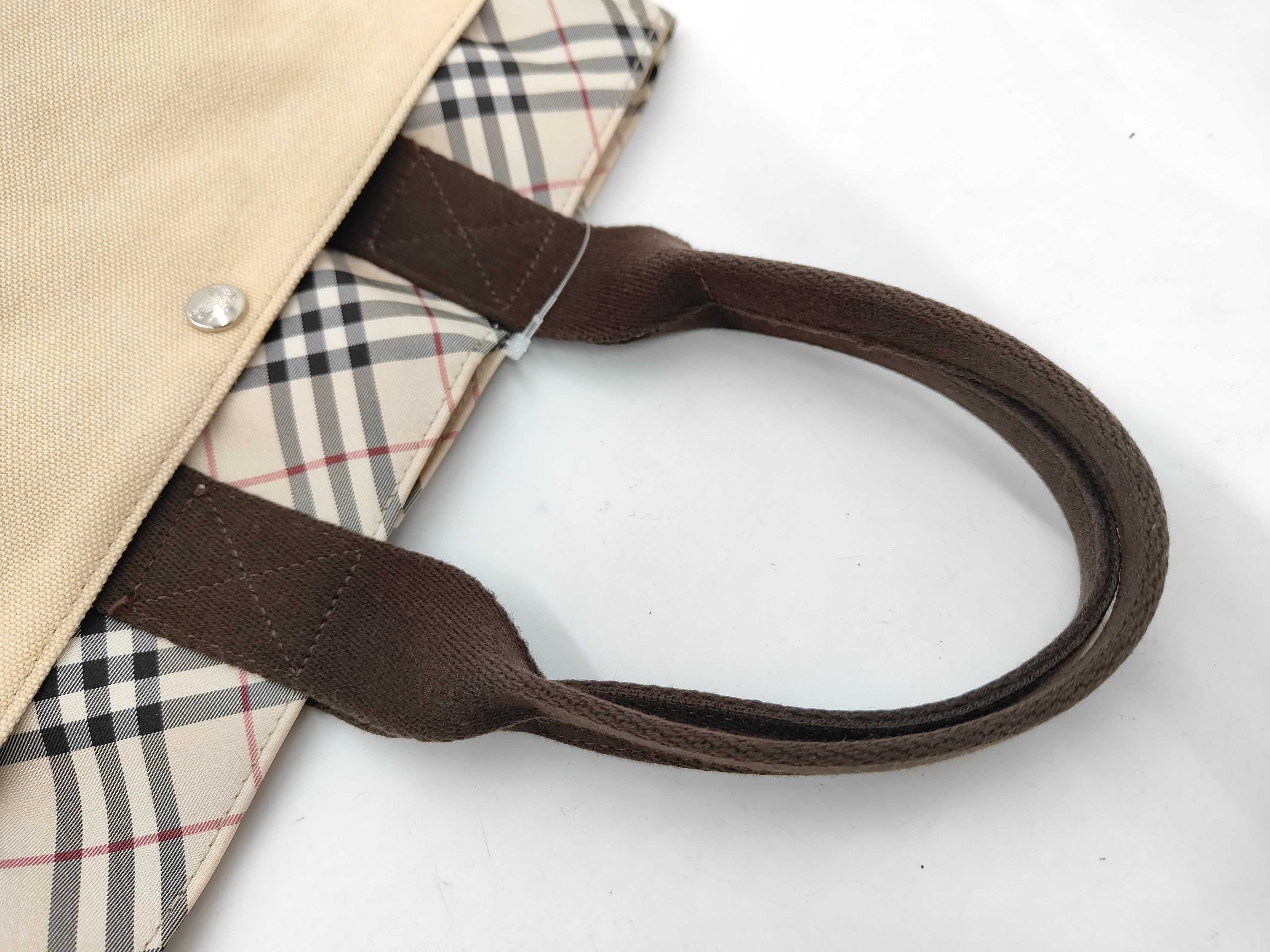 Blue Label Canvas Hand Tote Bag — view 4
