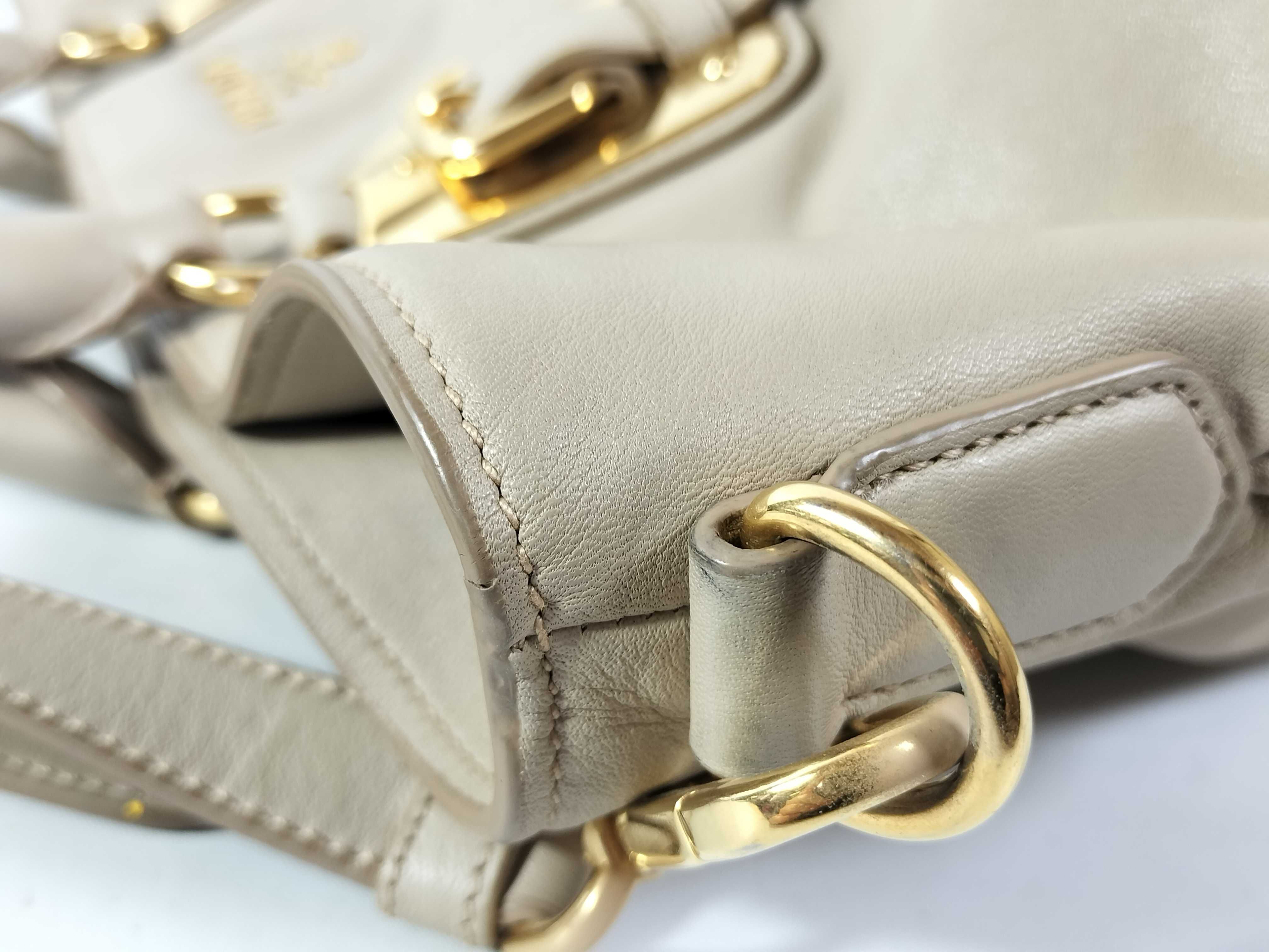 Soft Calf Leather Tote Bag 2-Way Handbag — view 4