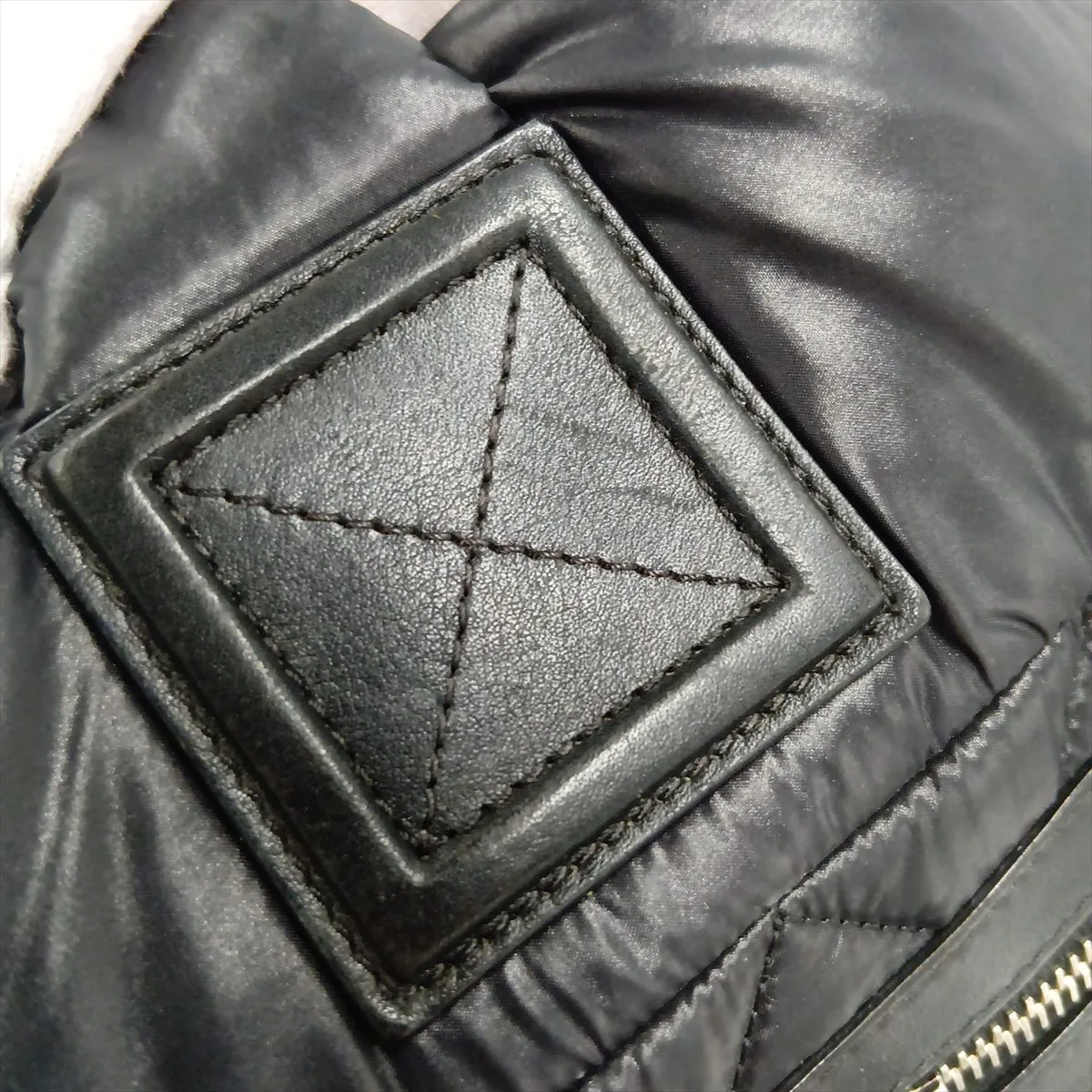Coco Cocoon Nylon Tote Bag, Black with Silver Hardware, Item No. 18251263, Series No. 18 — view 13