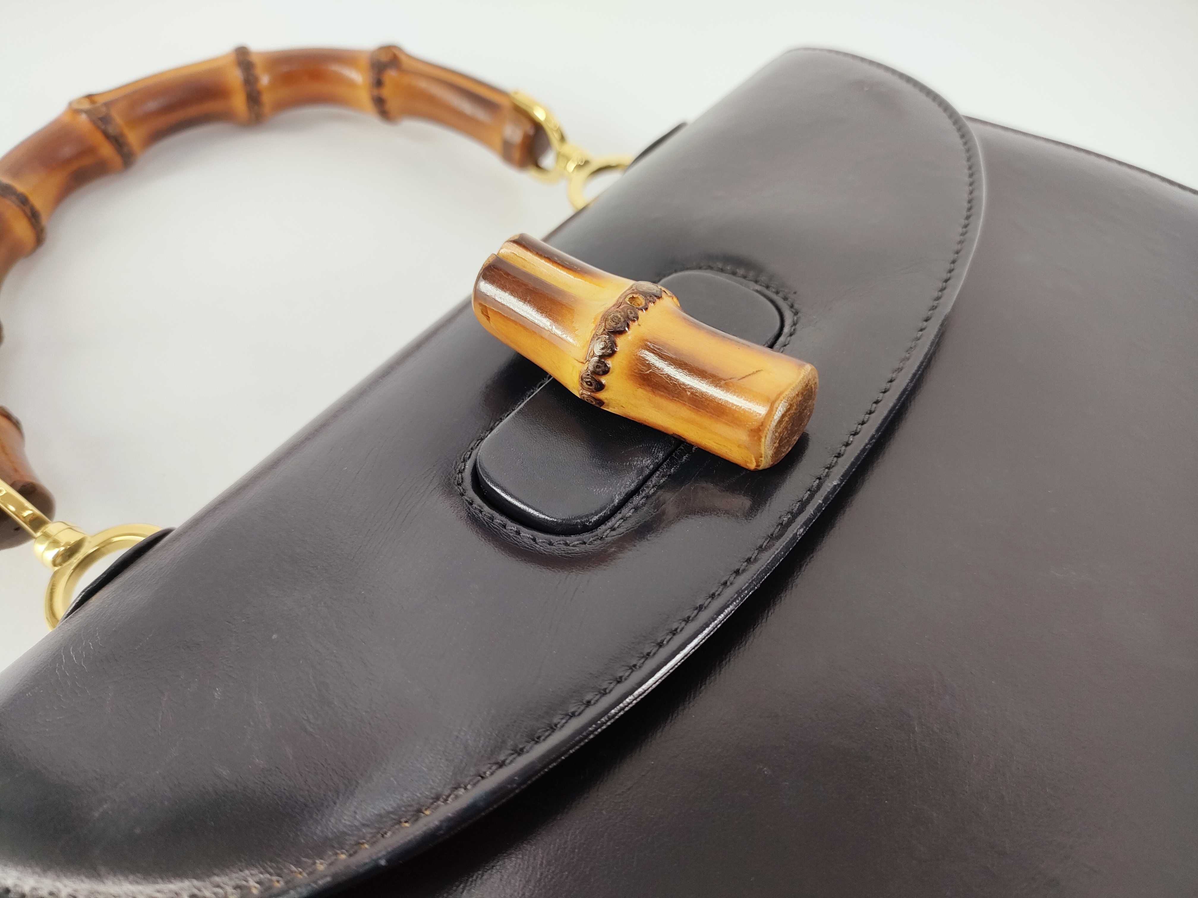 Bamboo Turnlock Handbag — view 8