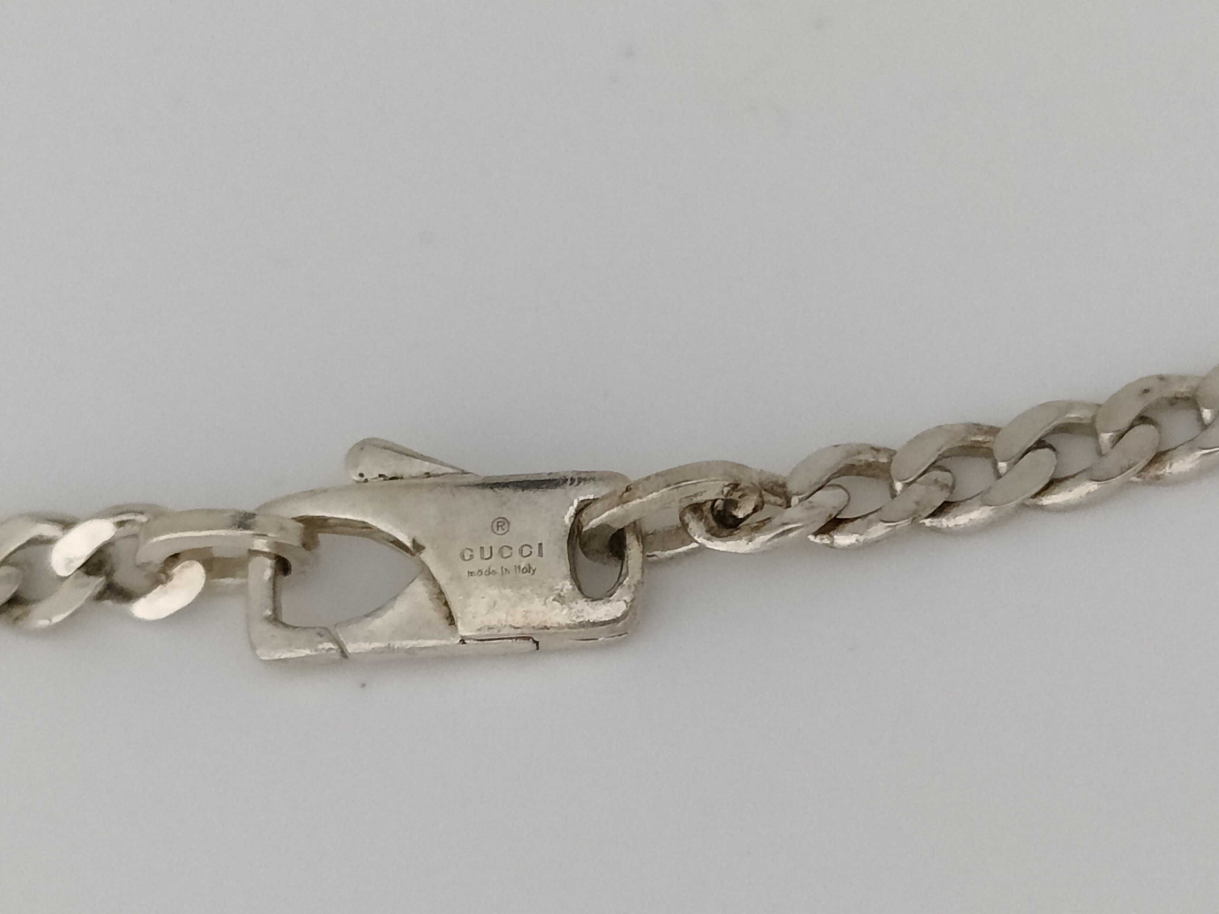 Cuban link chain necklace, medium thickness. — view 4