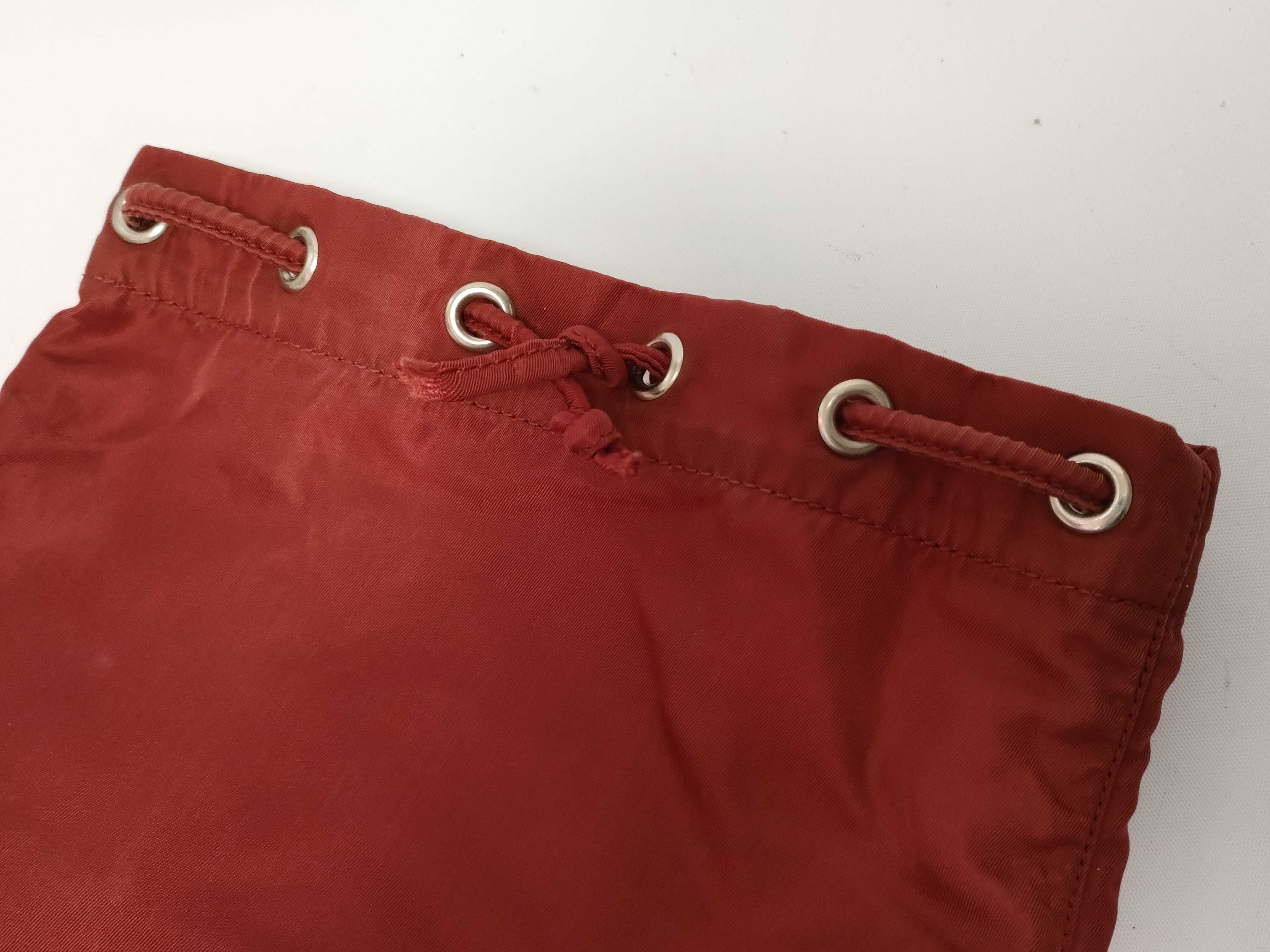 drawstring pouch, dark red. — view 10