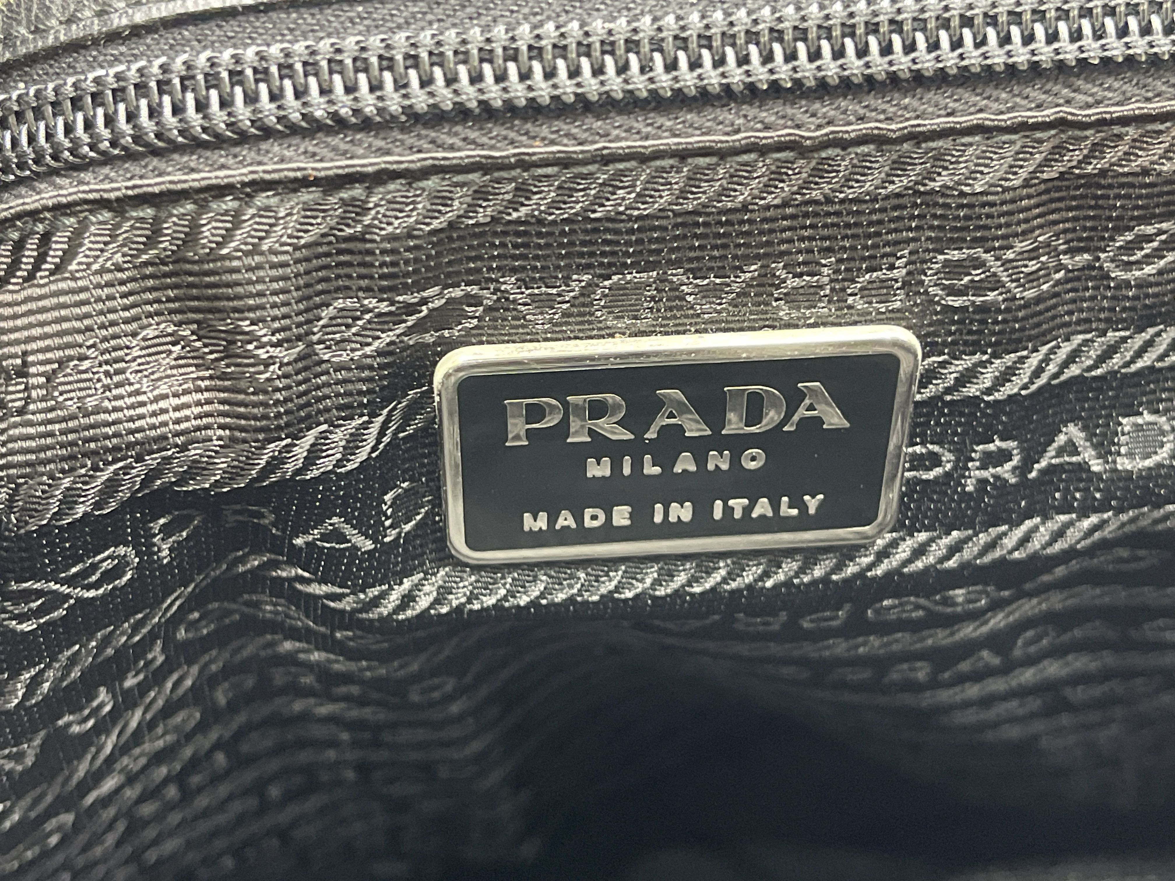 Nylon Tote Bag with Silver Buckle B9854 — view 11