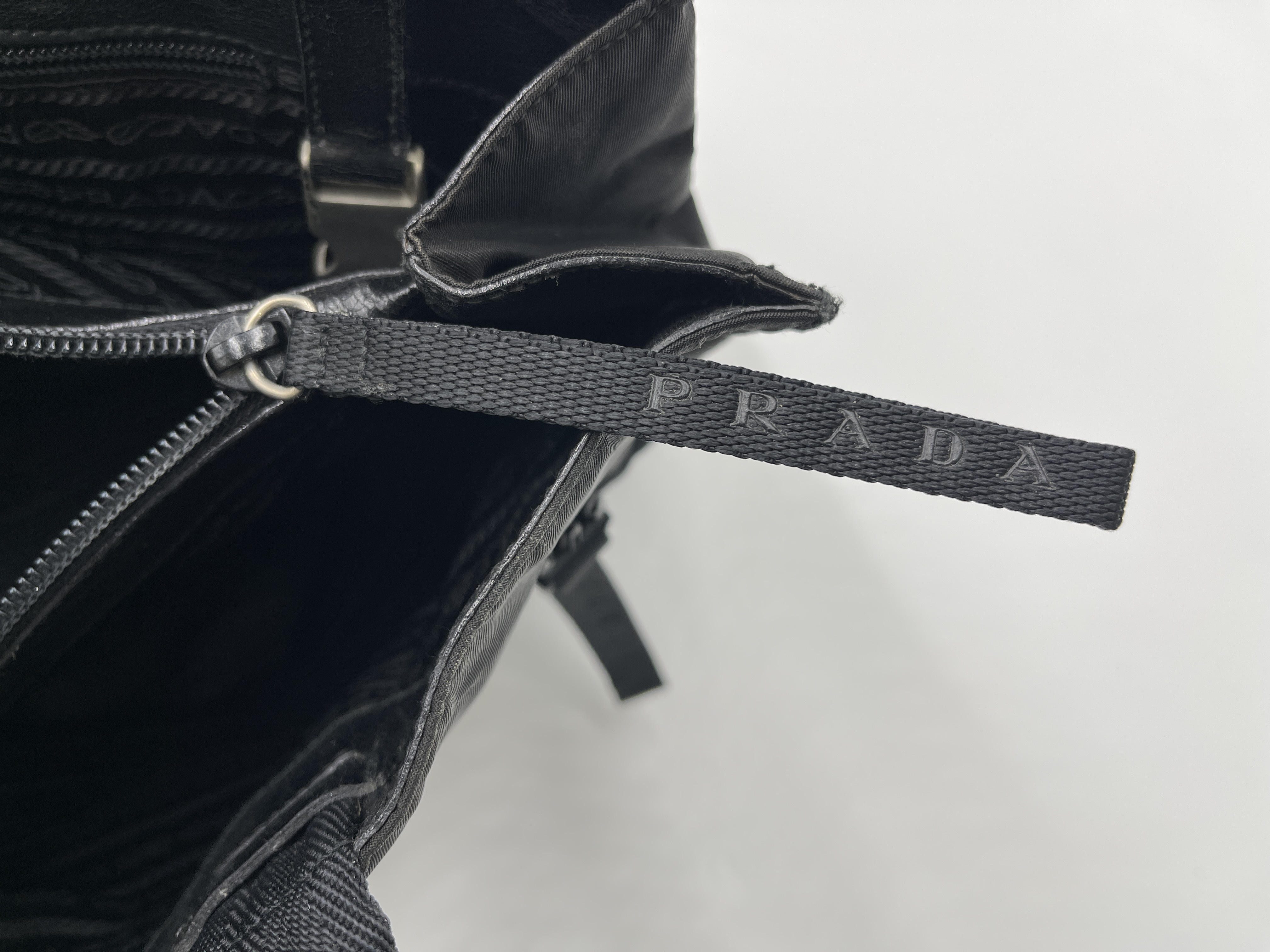 Nylon Tote Bag with Silver Buckle B9854 — view 15