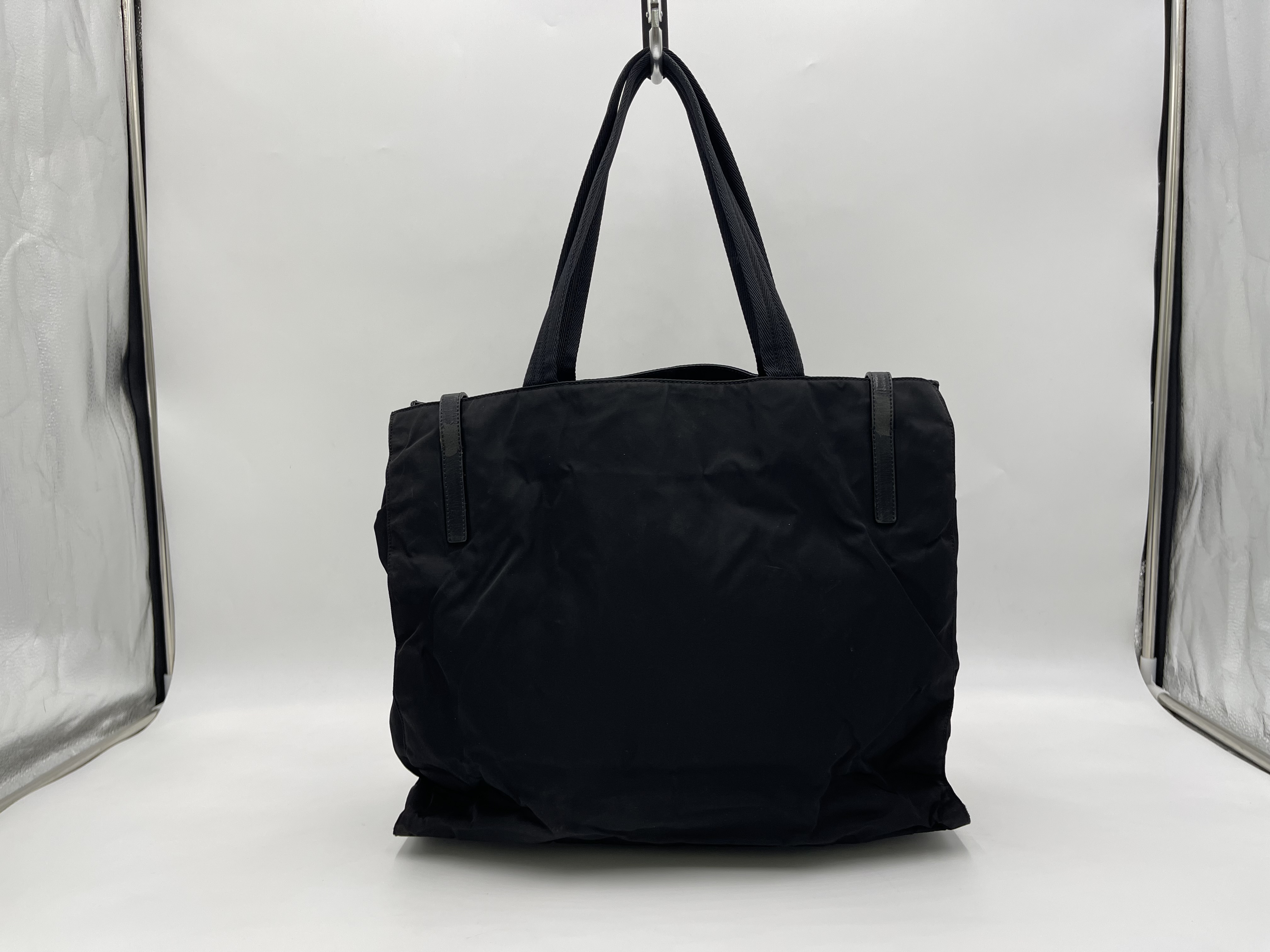 Nylon Tote Bag with Silver Buckle B9854 — view 3