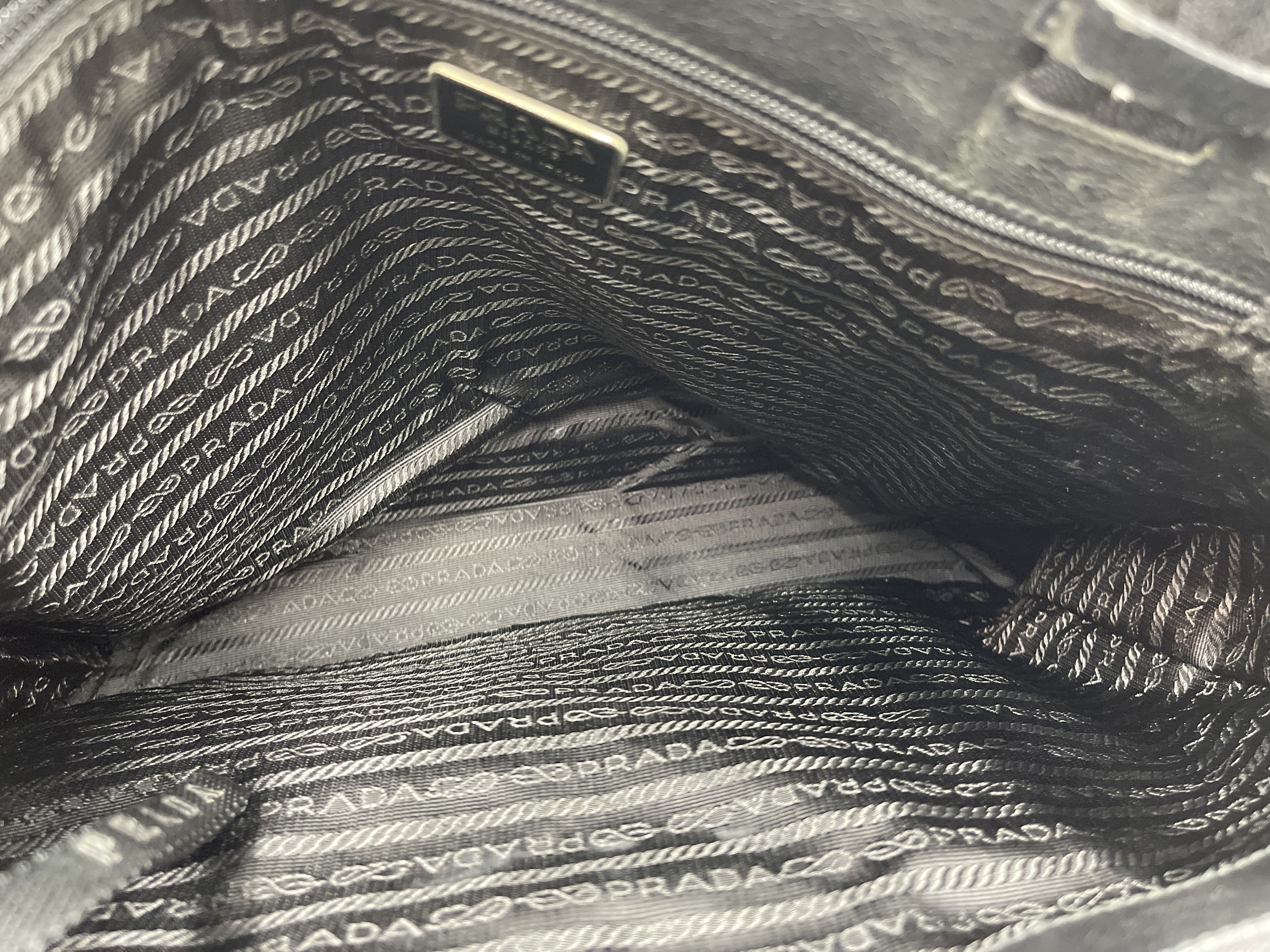 Nylon Tote Bag with Silver Buckle B9854 — view 10
