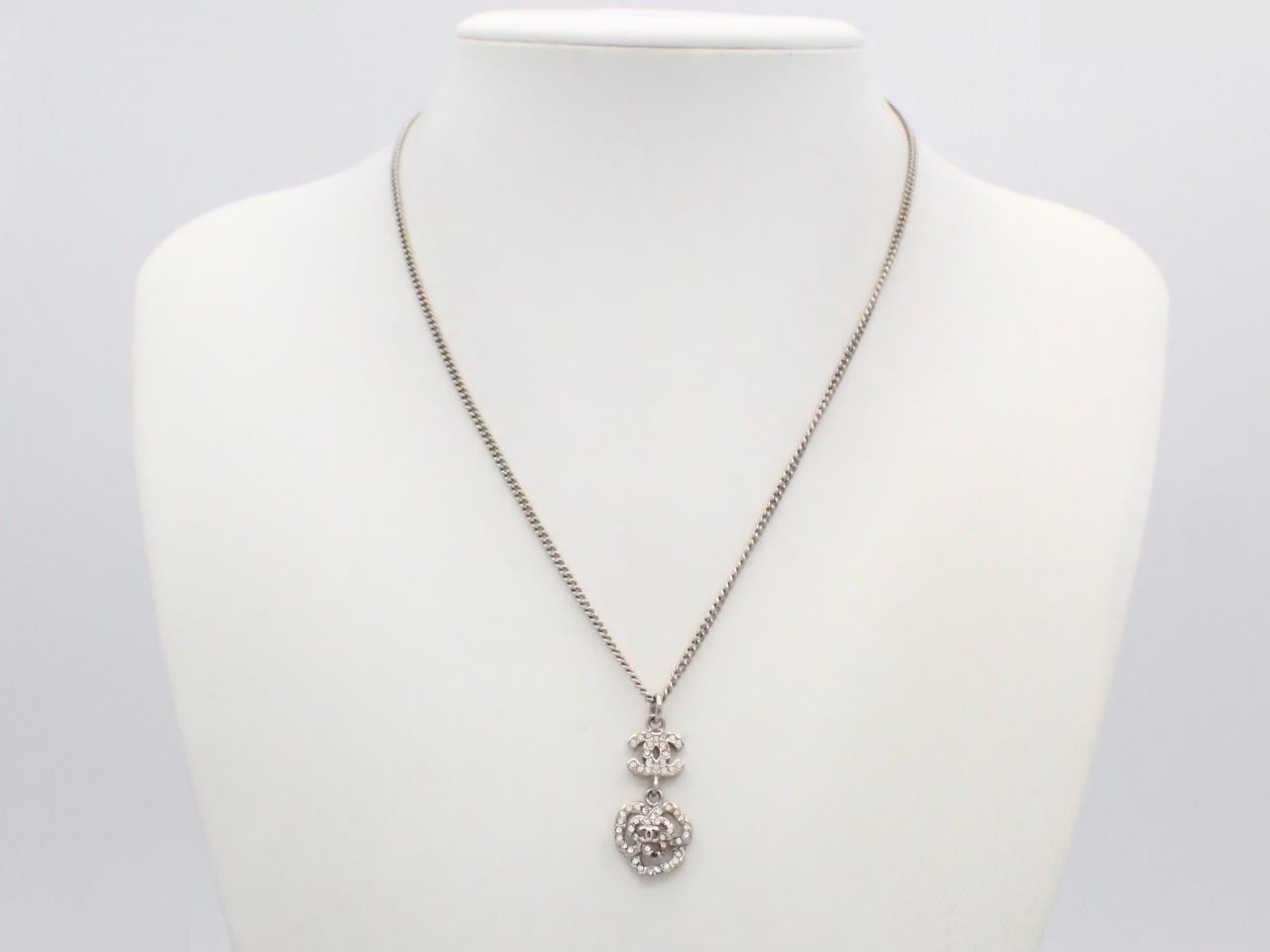 Necklace here mark rhinestone chain approx. 42cm — view 3