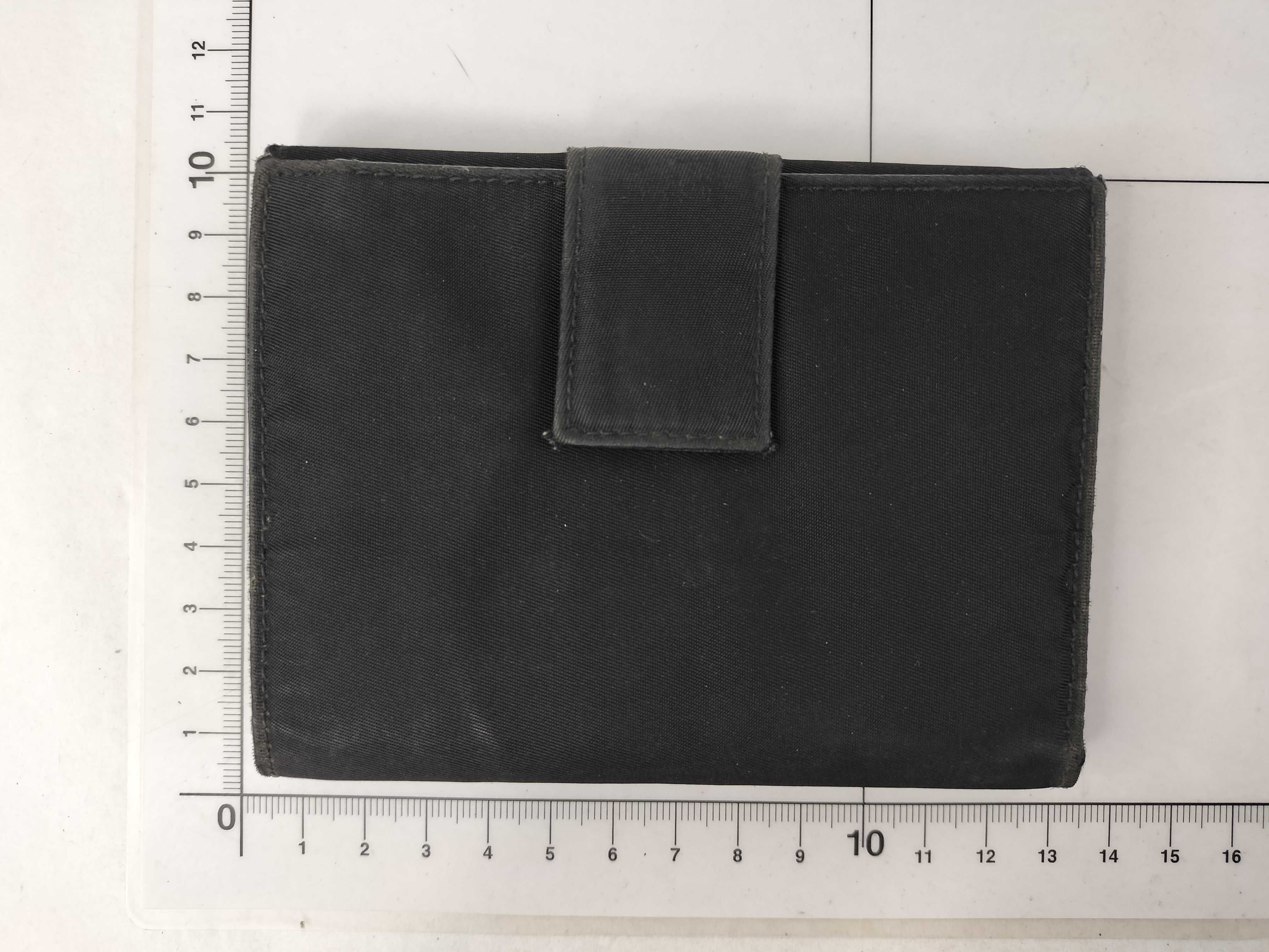 Nylon Folding Wallet, Black — view 2