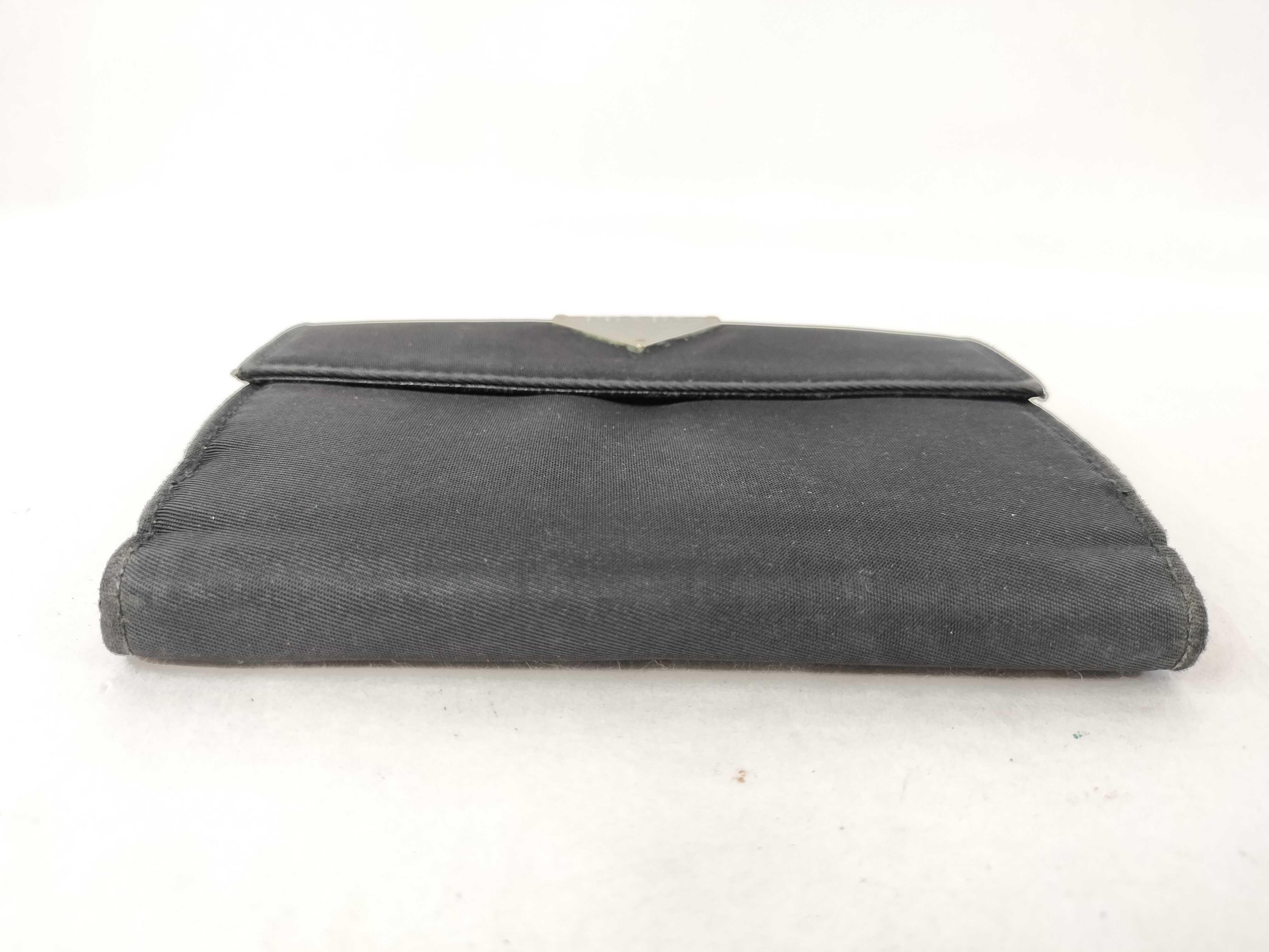 Nylon Folding Wallet, Black — view 4