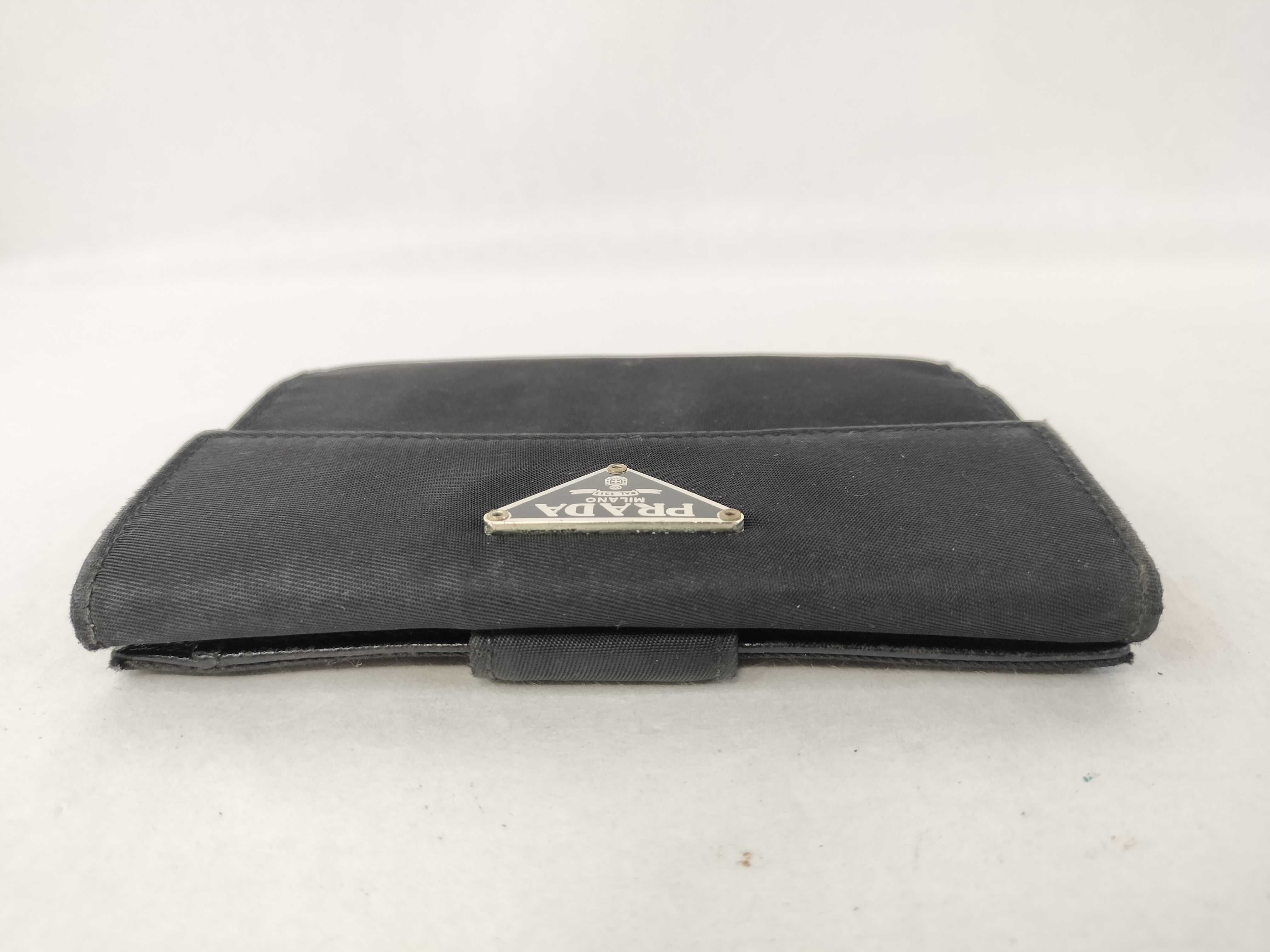 Nylon Folding Wallet, Black — view 6