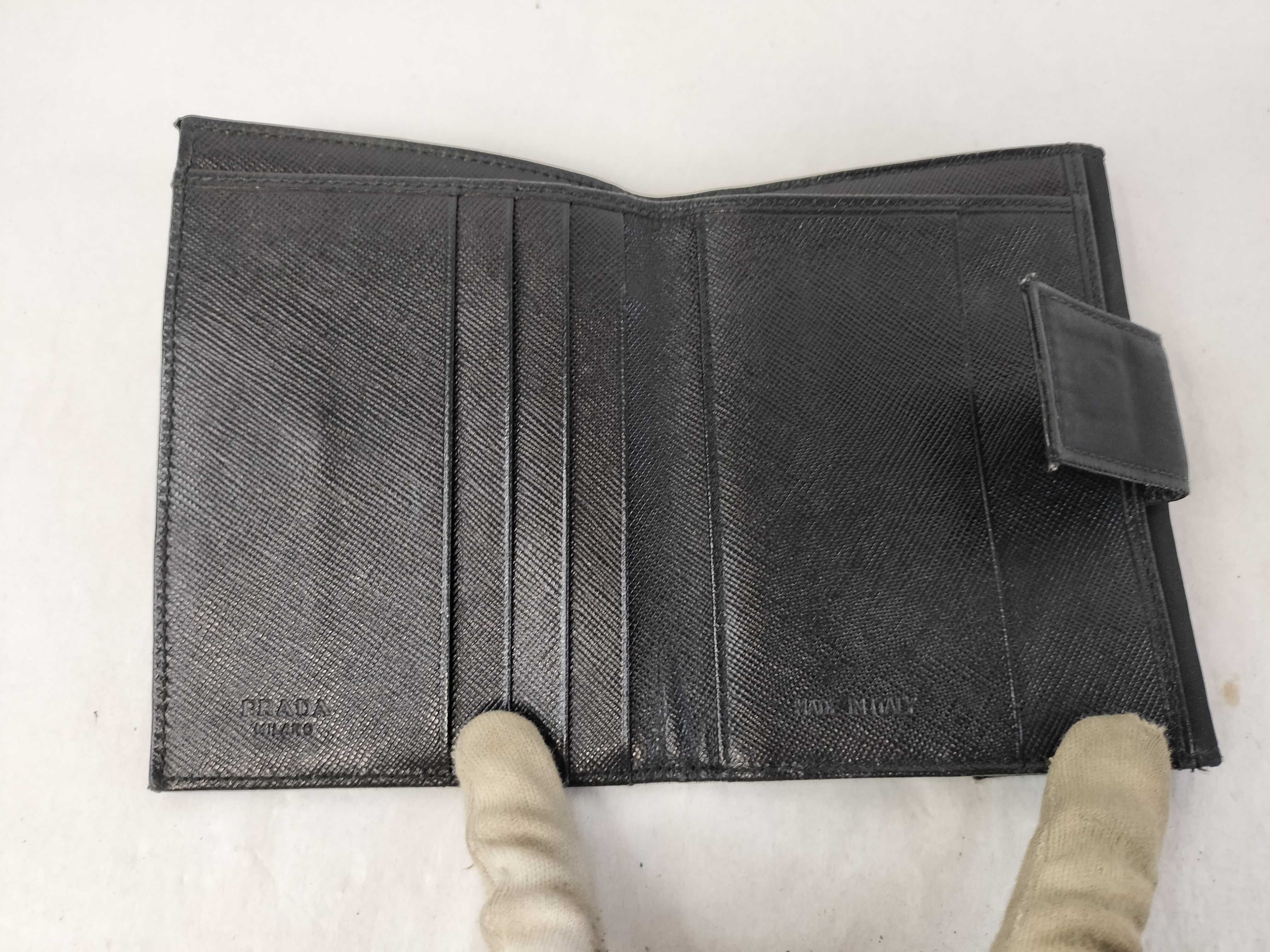Nylon Folding Wallet, Black — view 10