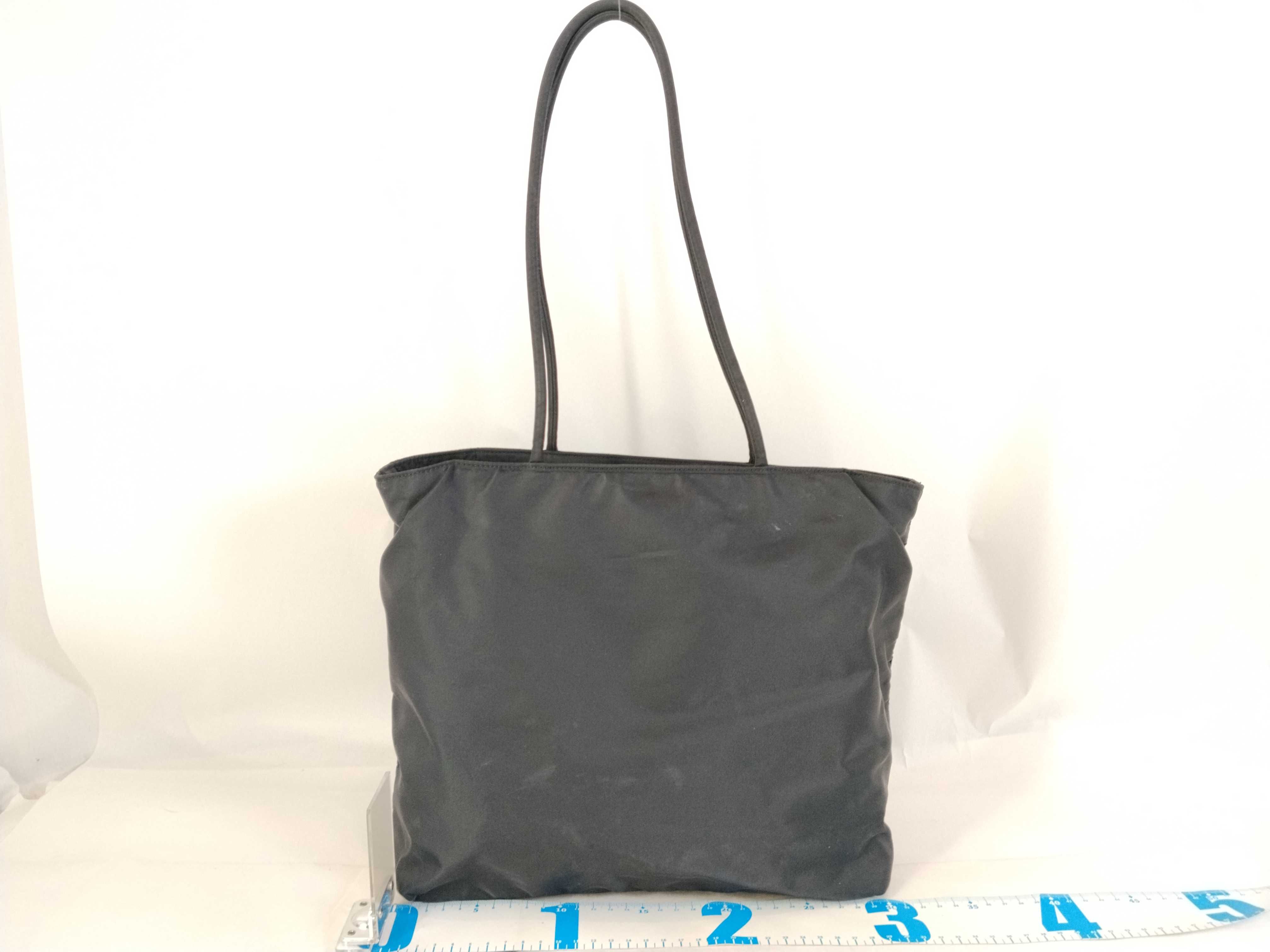 Nylon Prada Nylon Triangle Logo Tote Bag — view 2