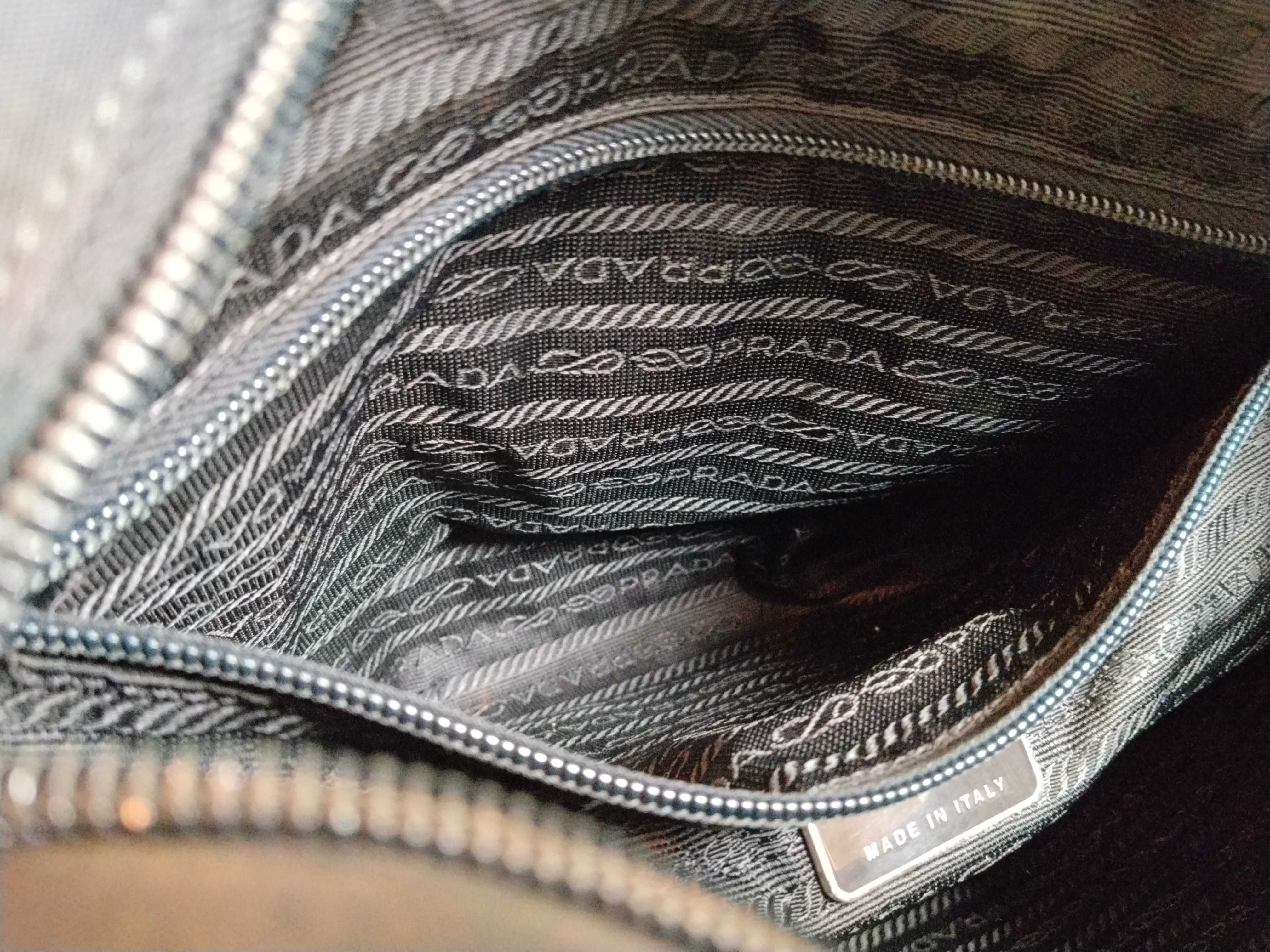 Nylon Prada Nylon Triangle Logo Tote Bag — view 13