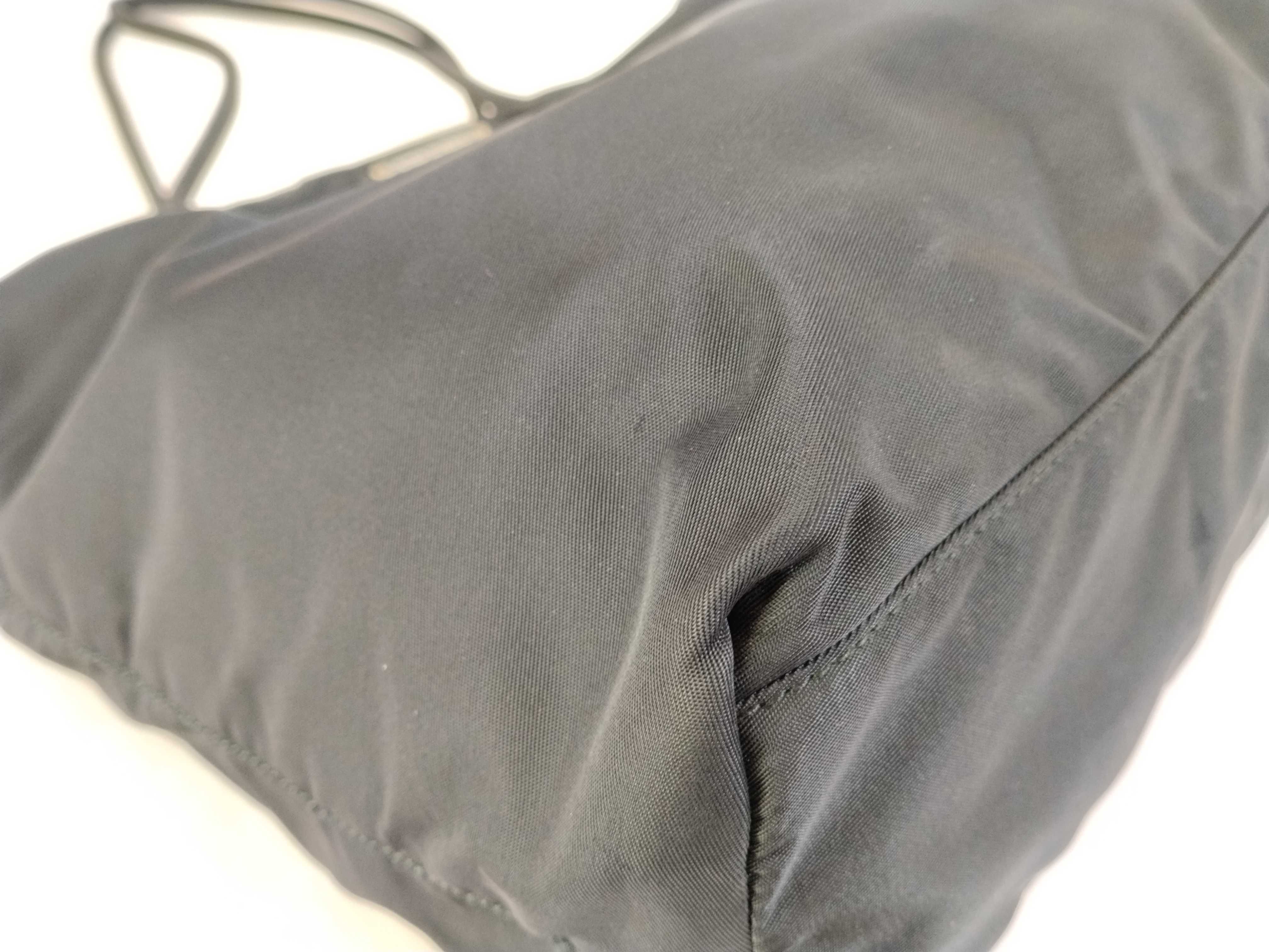 Nylon Prada Nylon Triangle Logo Tote Bag — view 7