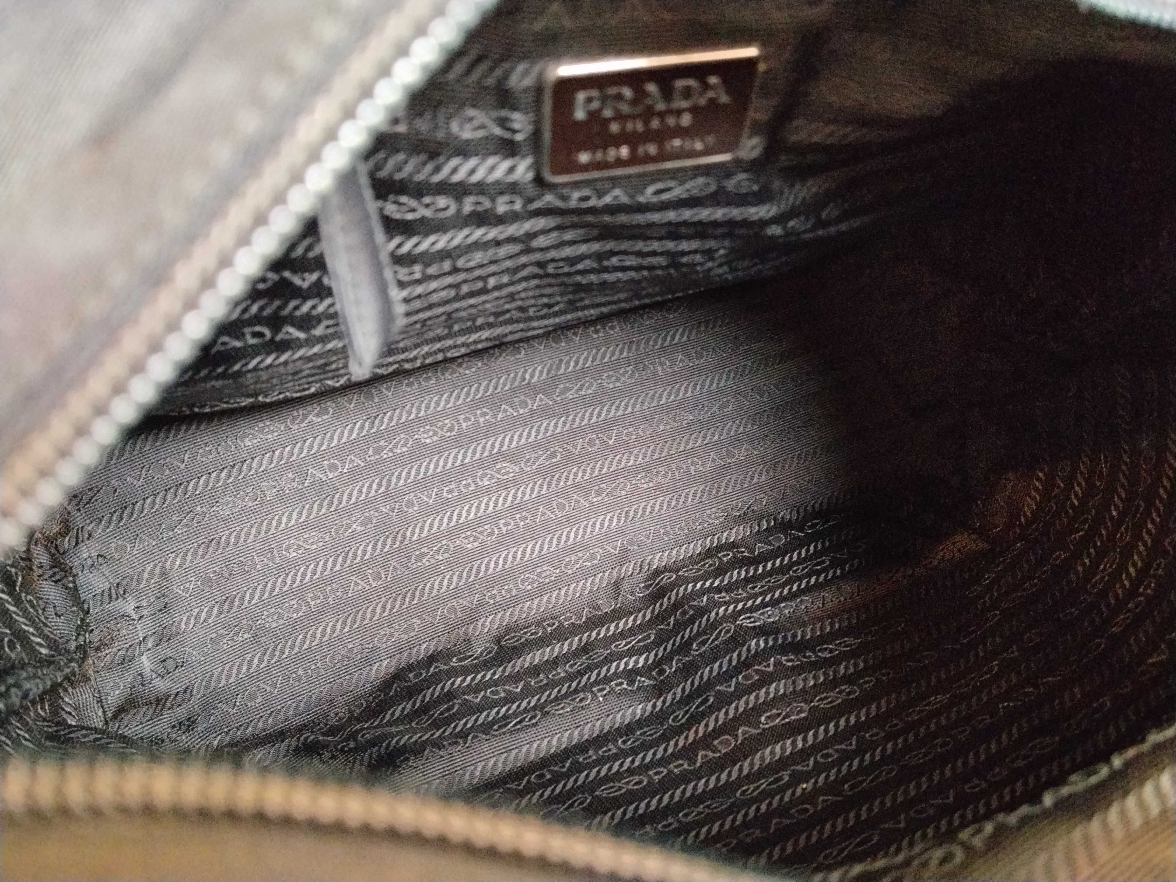 Nylon Prada Nylon Triangle Logo Tote Bag — view 10