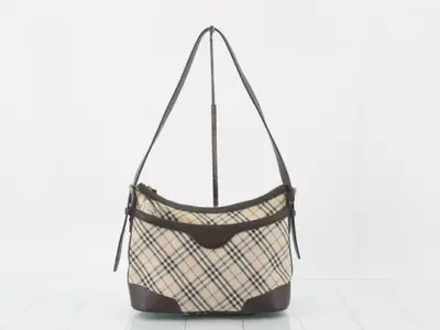 Check Pattern One-Shoulder Bag
