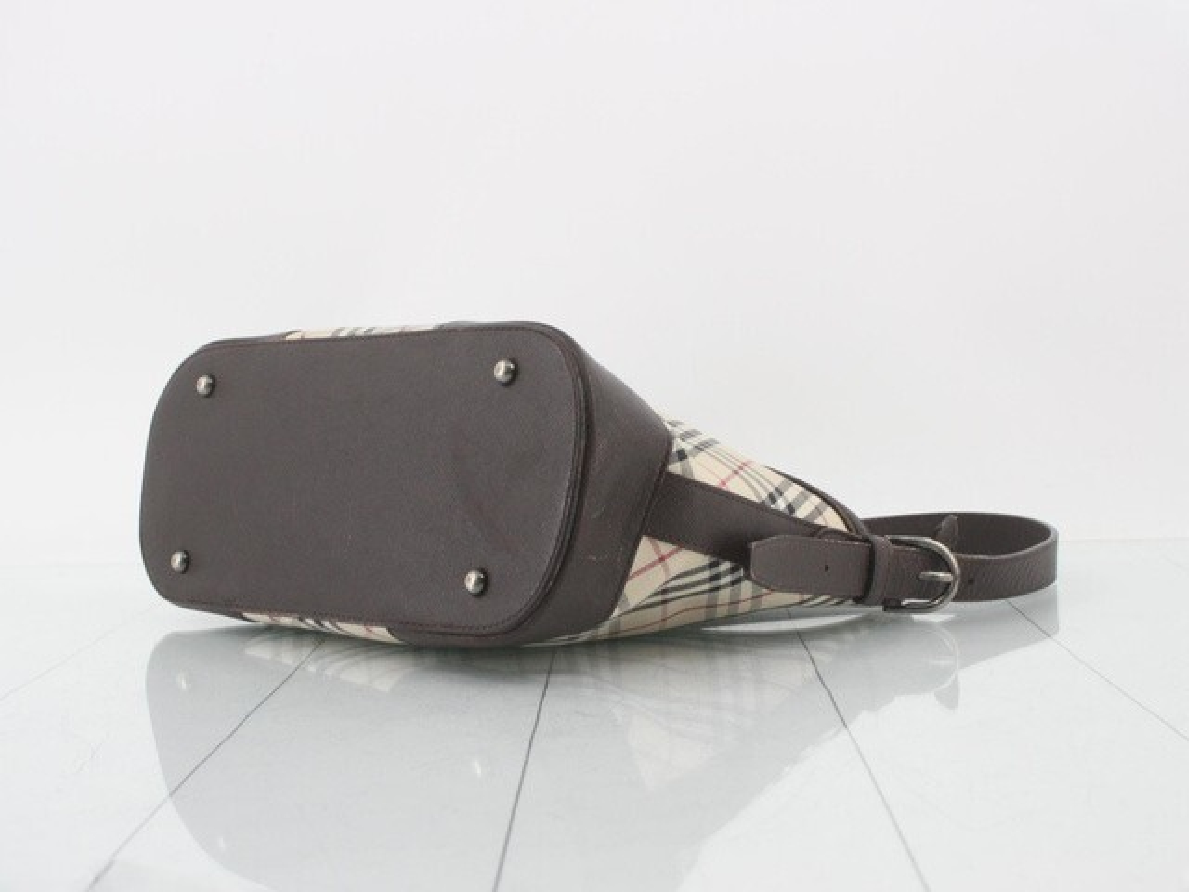 Check Pattern One-Shoulder Bag — view 4