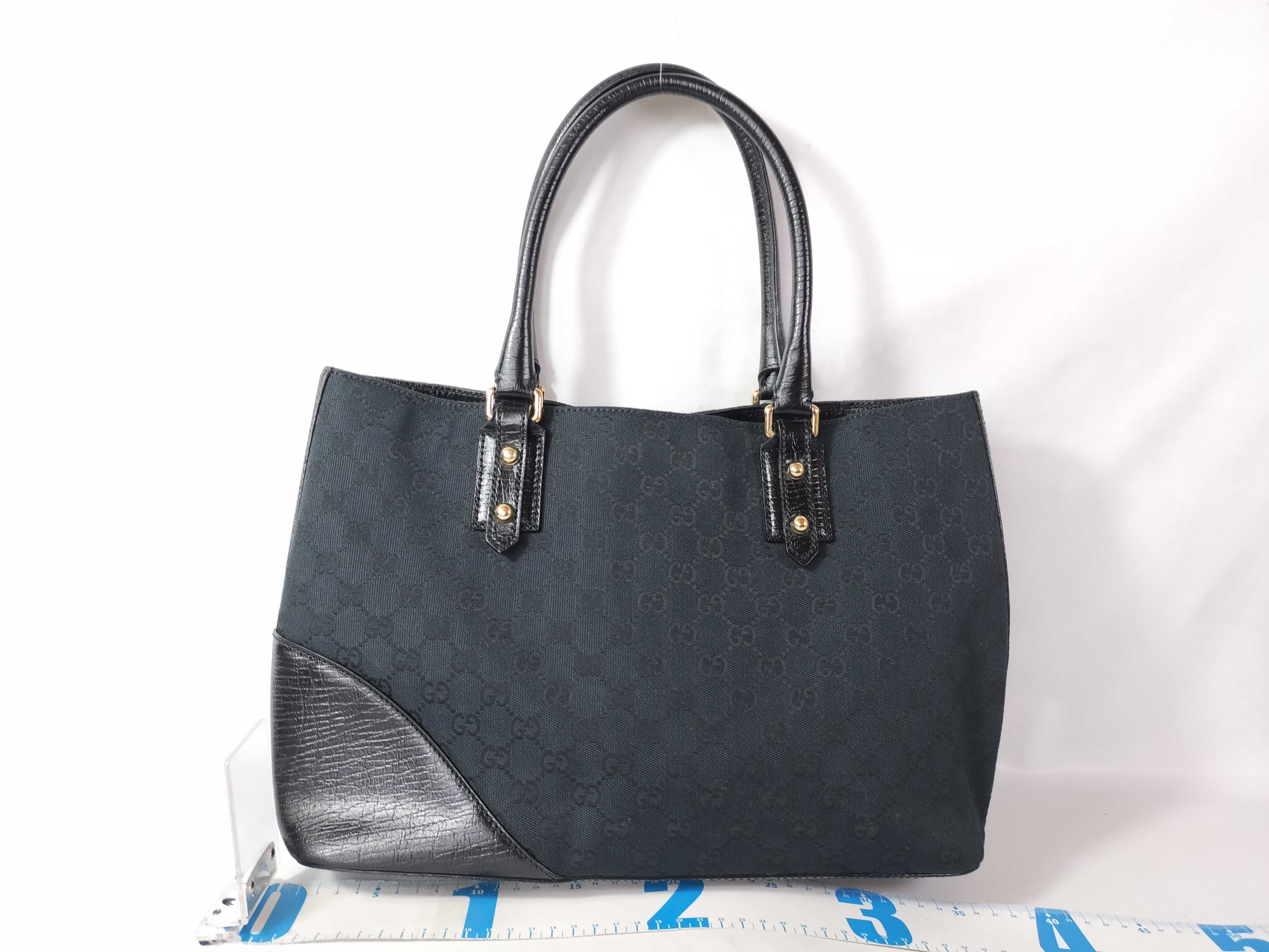 GG Canvas Hassler GG Canvas Horsebit Tote Bag (Handbag) — view 2