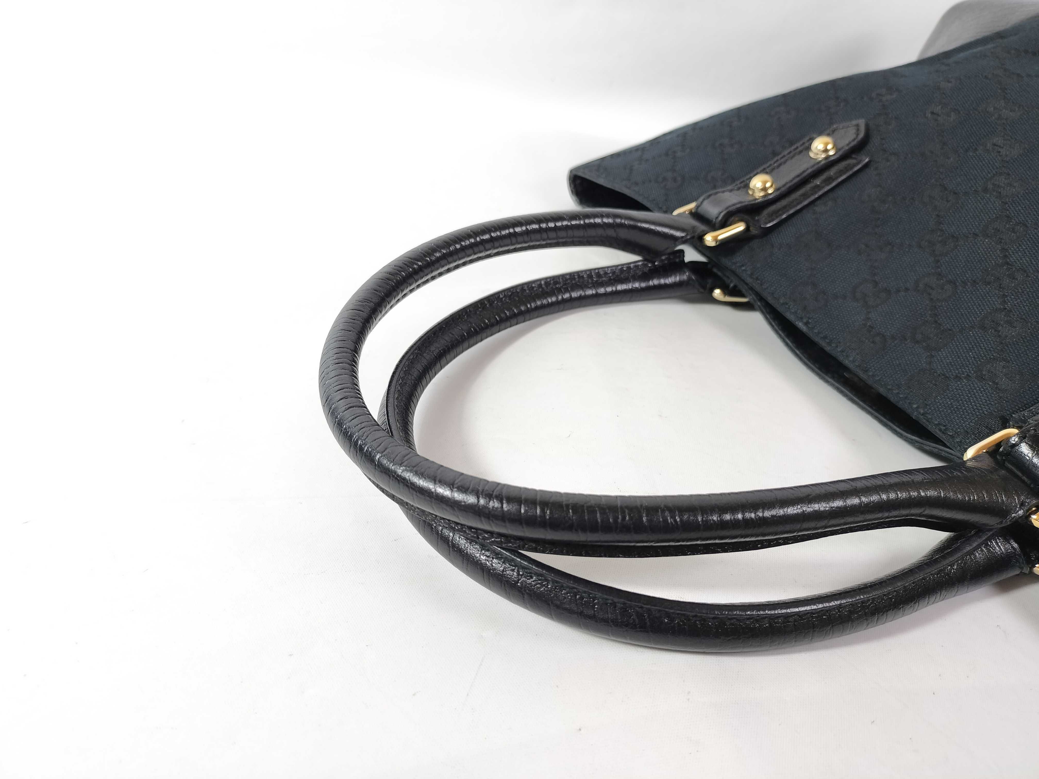 GG Canvas Hassler GG Canvas Horsebit Tote Bag (Handbag) — view 3