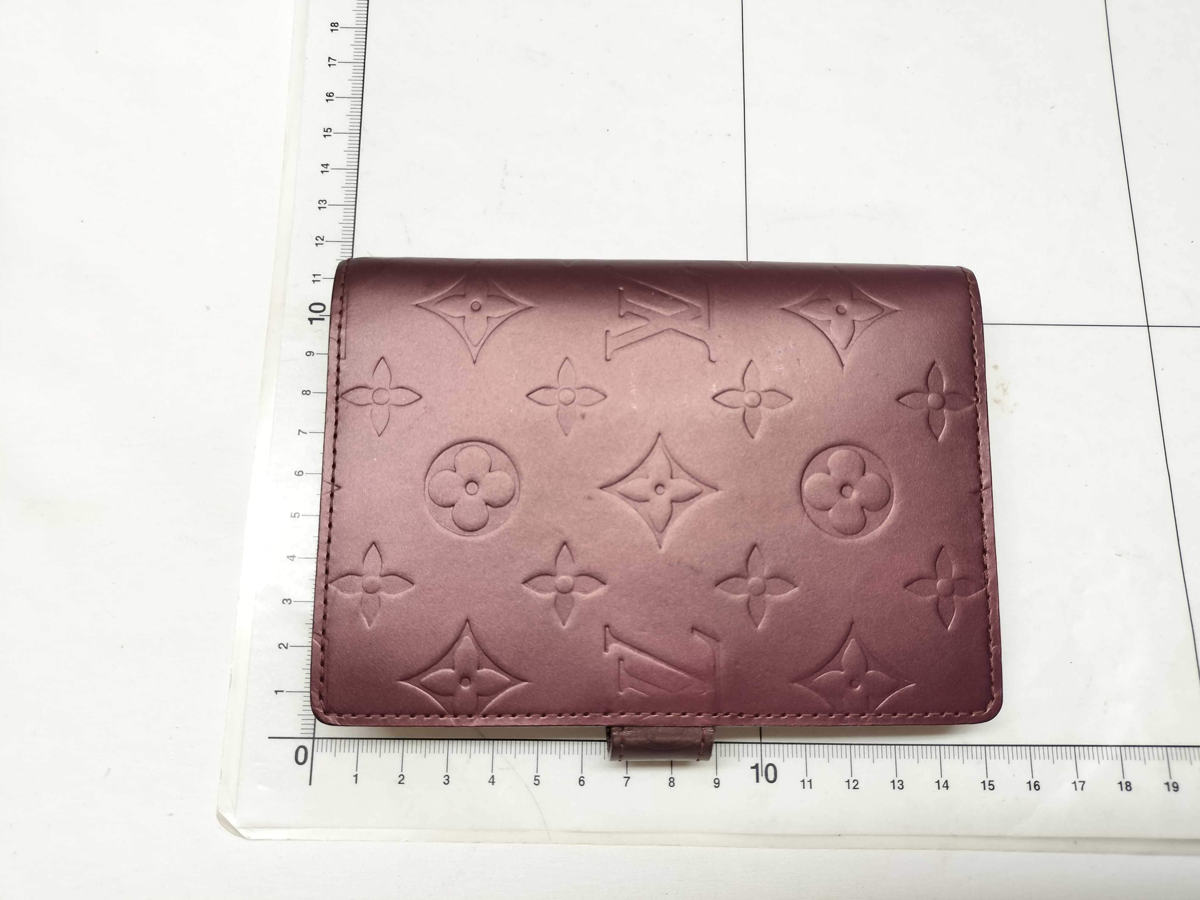 Monogram Matte Agenda Notebook Cover — view 2