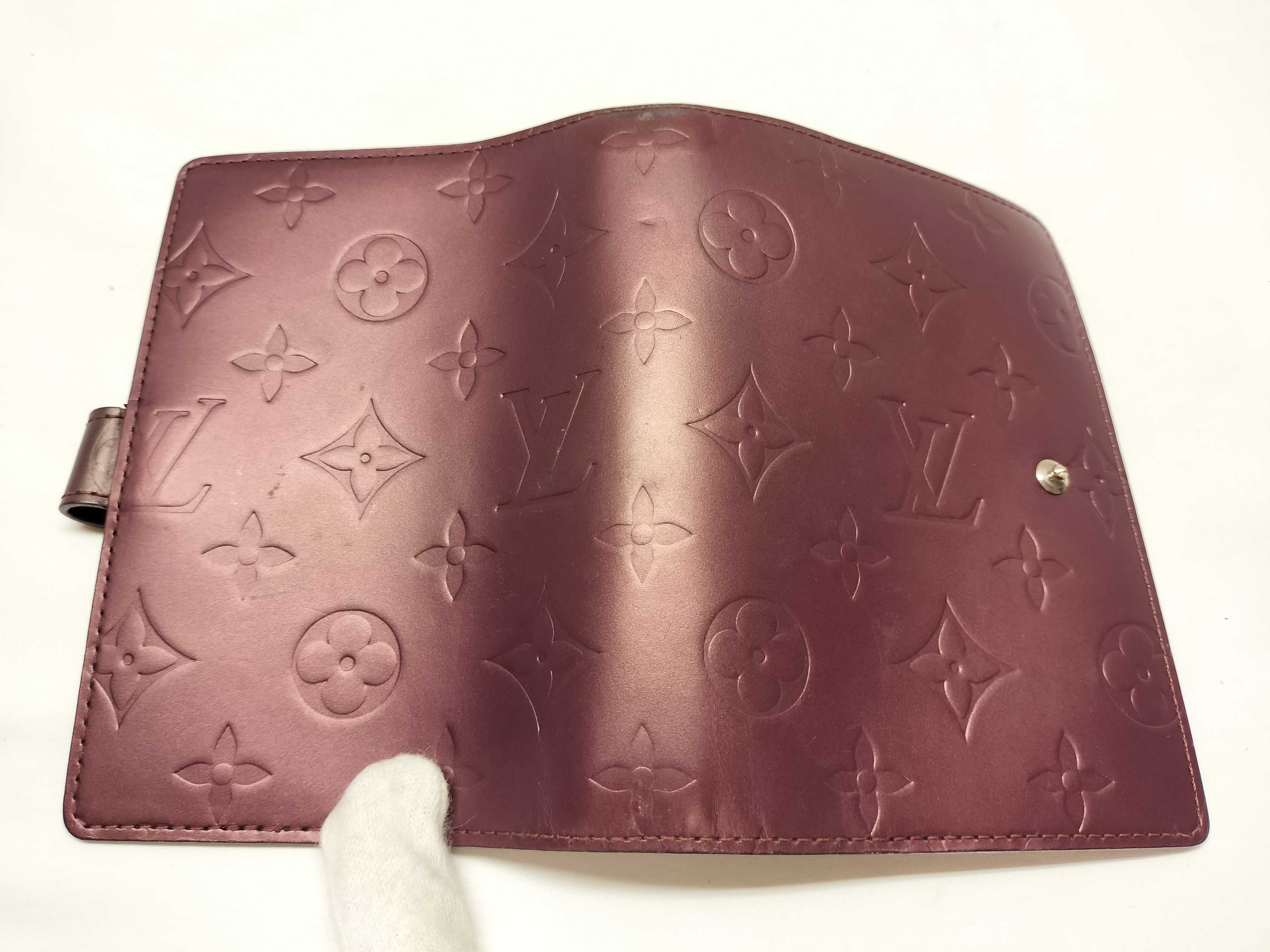 Monogram Matte Agenda Notebook Cover — view 12