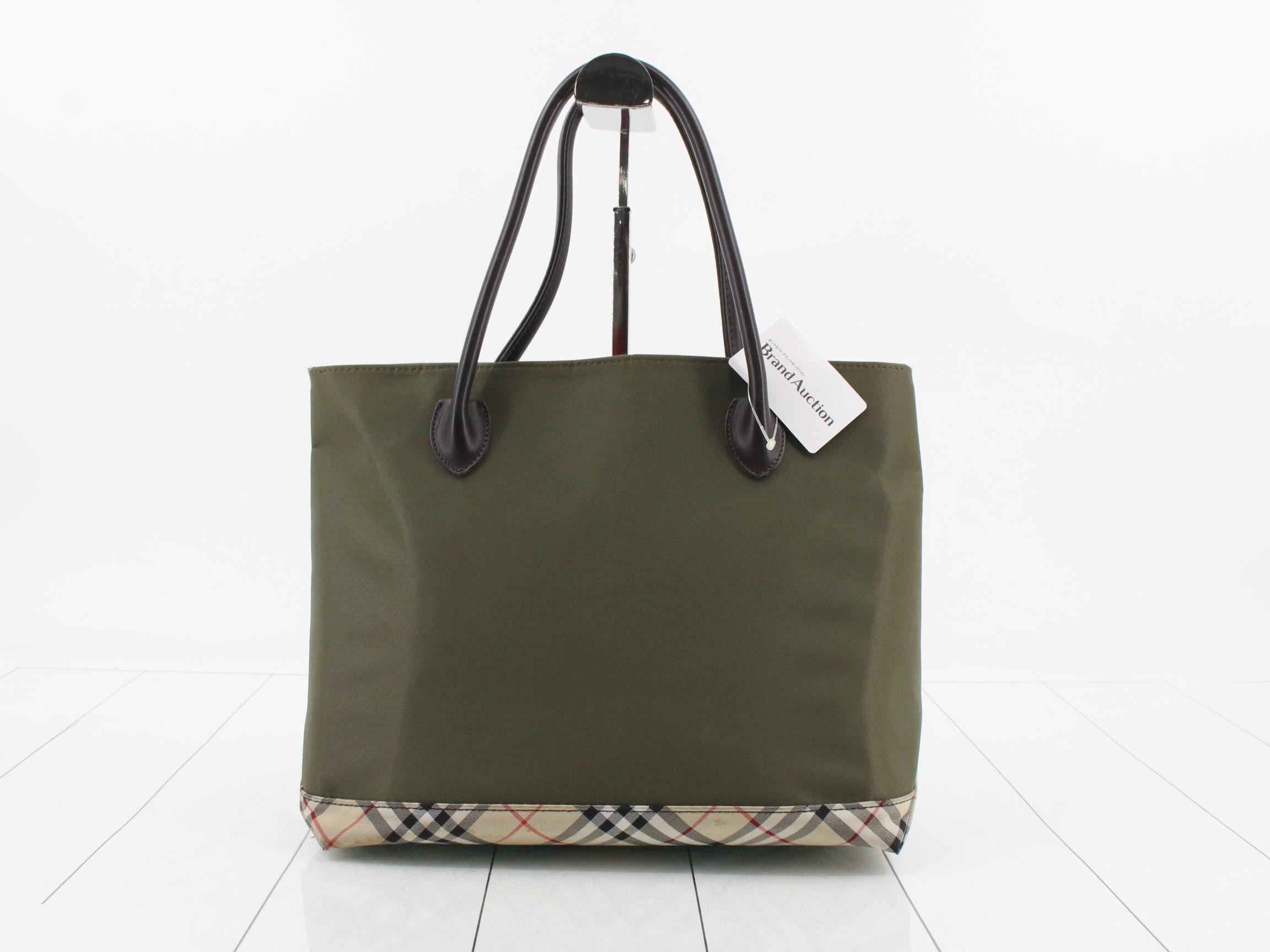 Nylon, khaki x Nova check, W28 H24 D14 — view 2