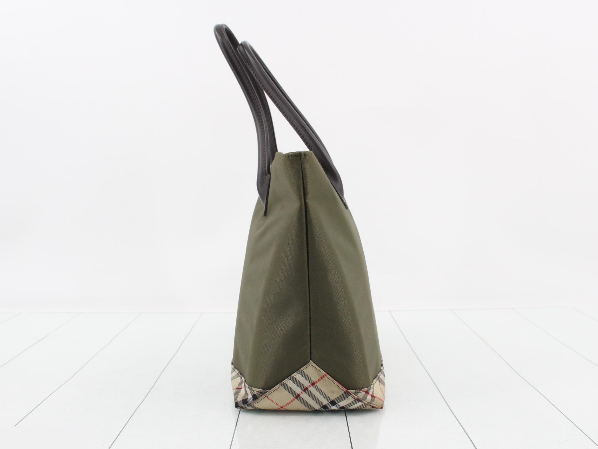 Nylon, khaki x Nova check, W28 H24 D14 — view 3