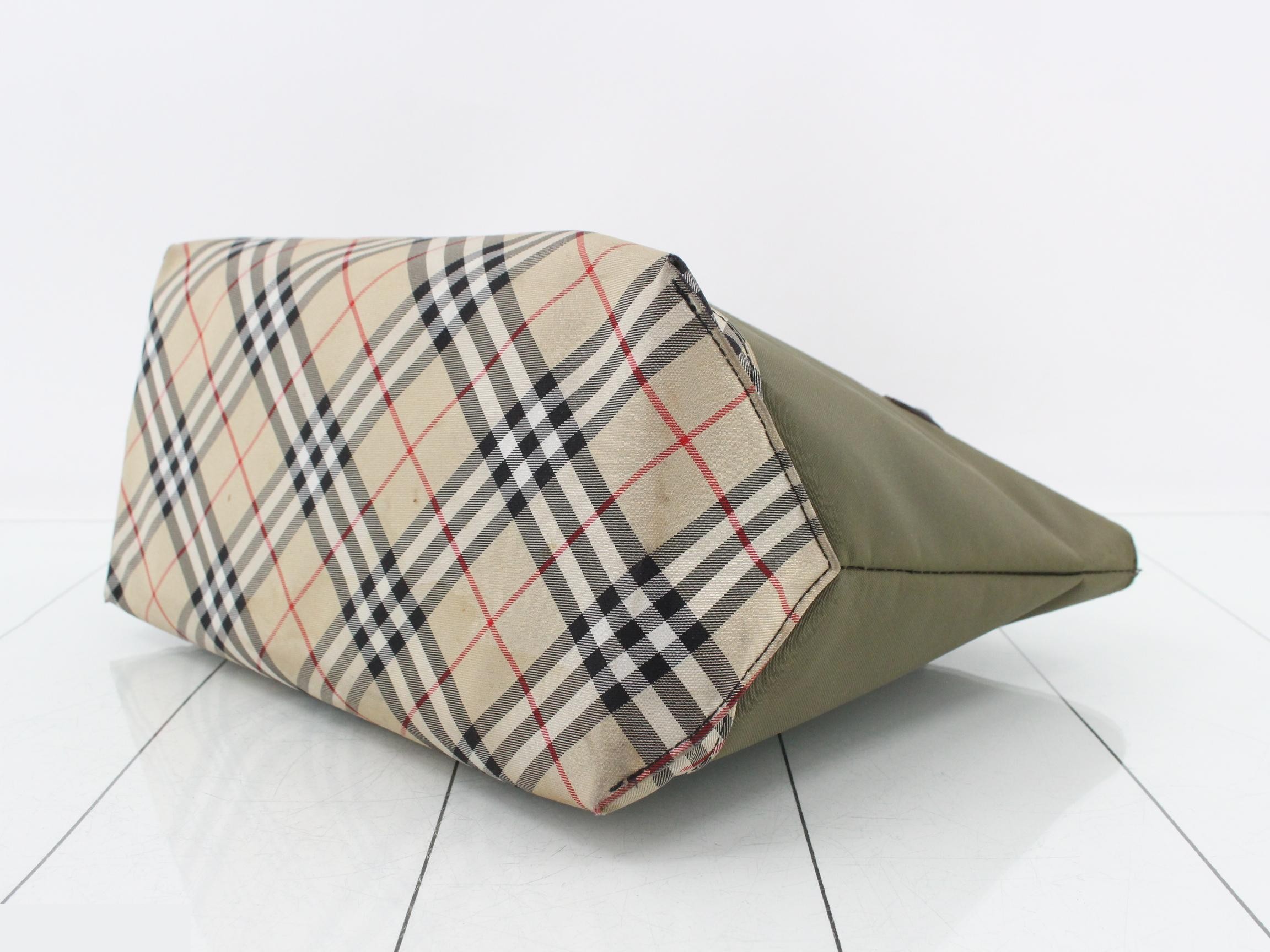 Nylon, khaki x Nova check, W28 H24 D14 — view 6