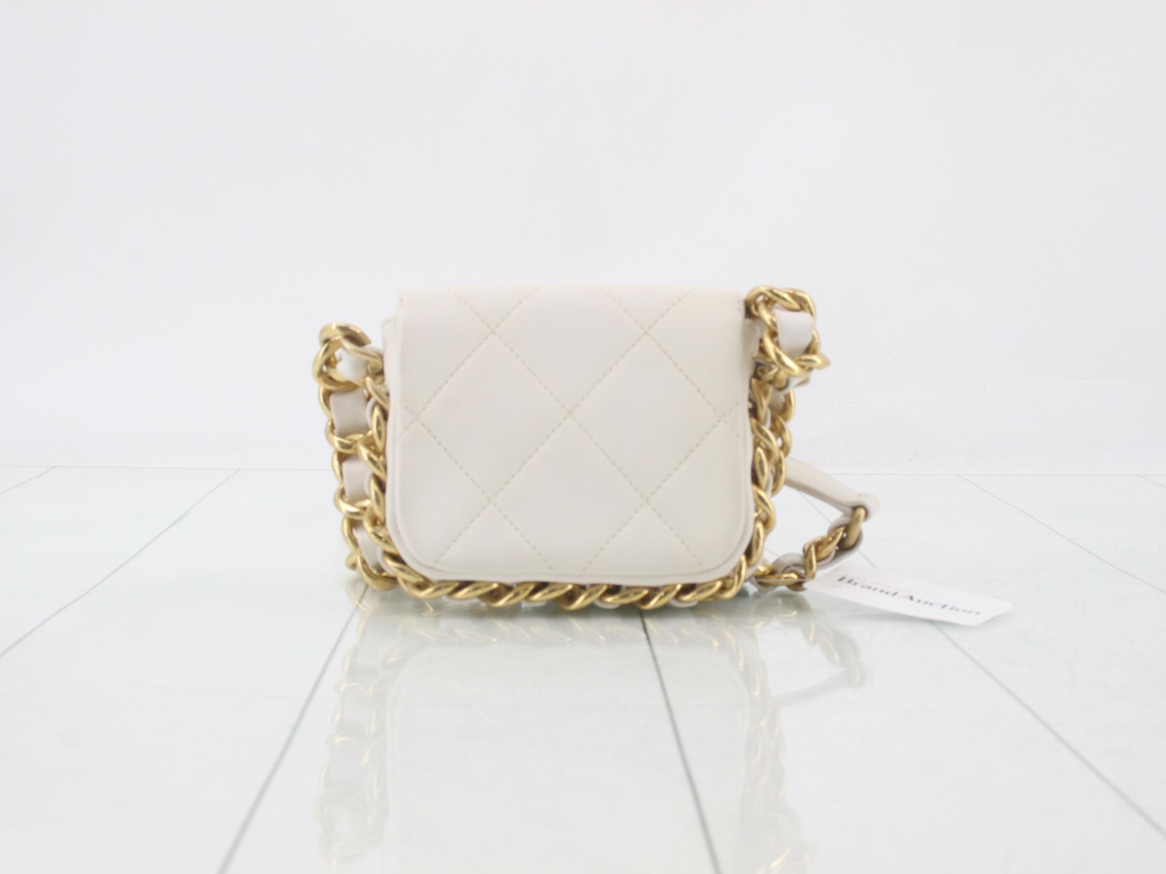 Lambskin Chain Shoulder Bag — view 2