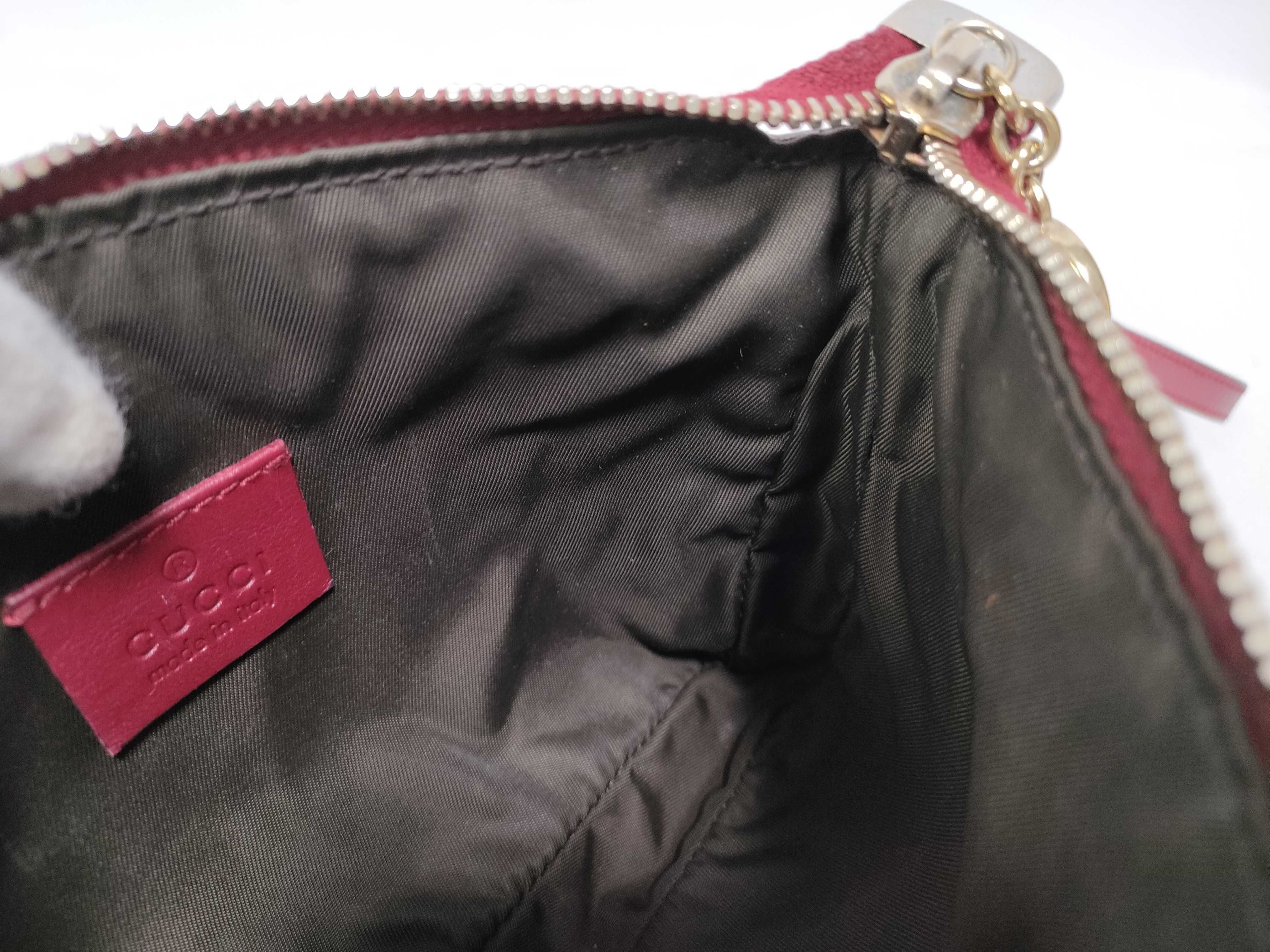 Purple Canvas Vintage Love Heart Zipper Mini Crossbody Bag (Shoulder Bag) — view 14