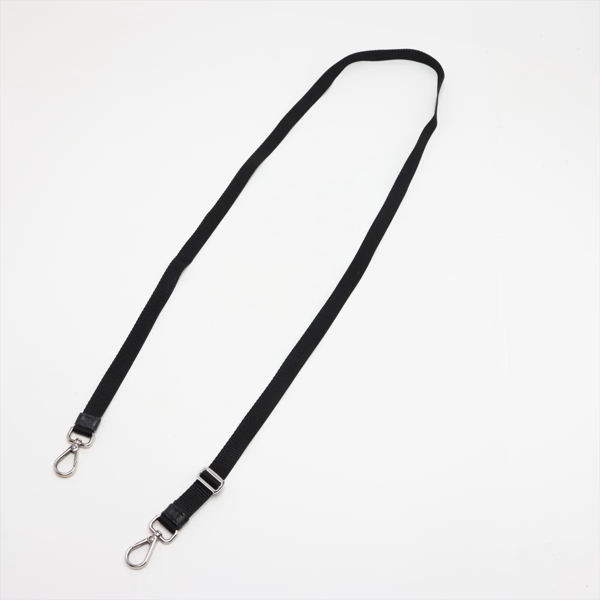 Tessuto Nylon x Leather Phone Pouch, Black — view 5