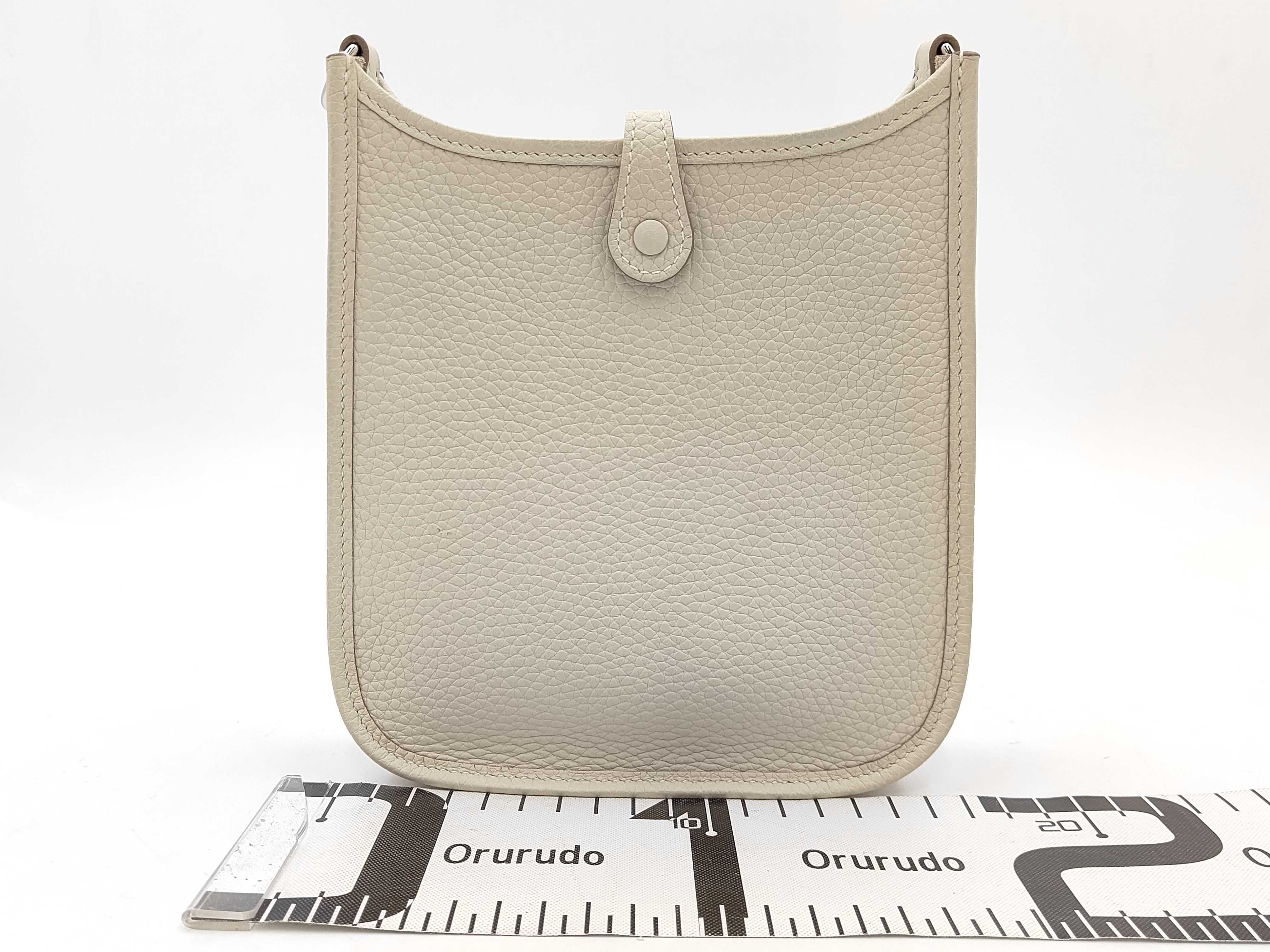 Evelyne Amazone 16 G stamp Silver hardware Cream shoulder bag — view 2
