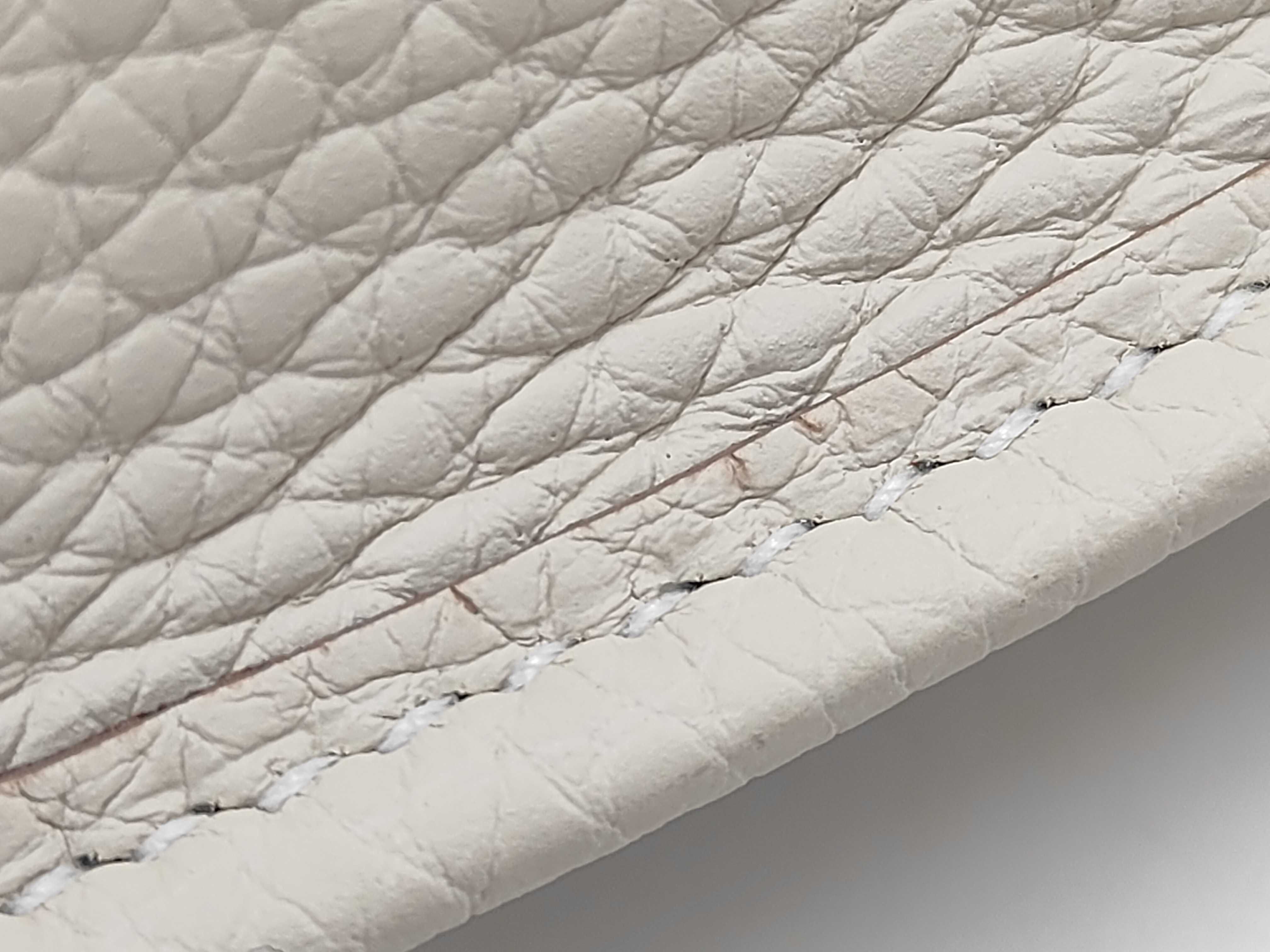 Evelyne Amazone 16 G stamp Silver hardware Cream shoulder bag — view 12