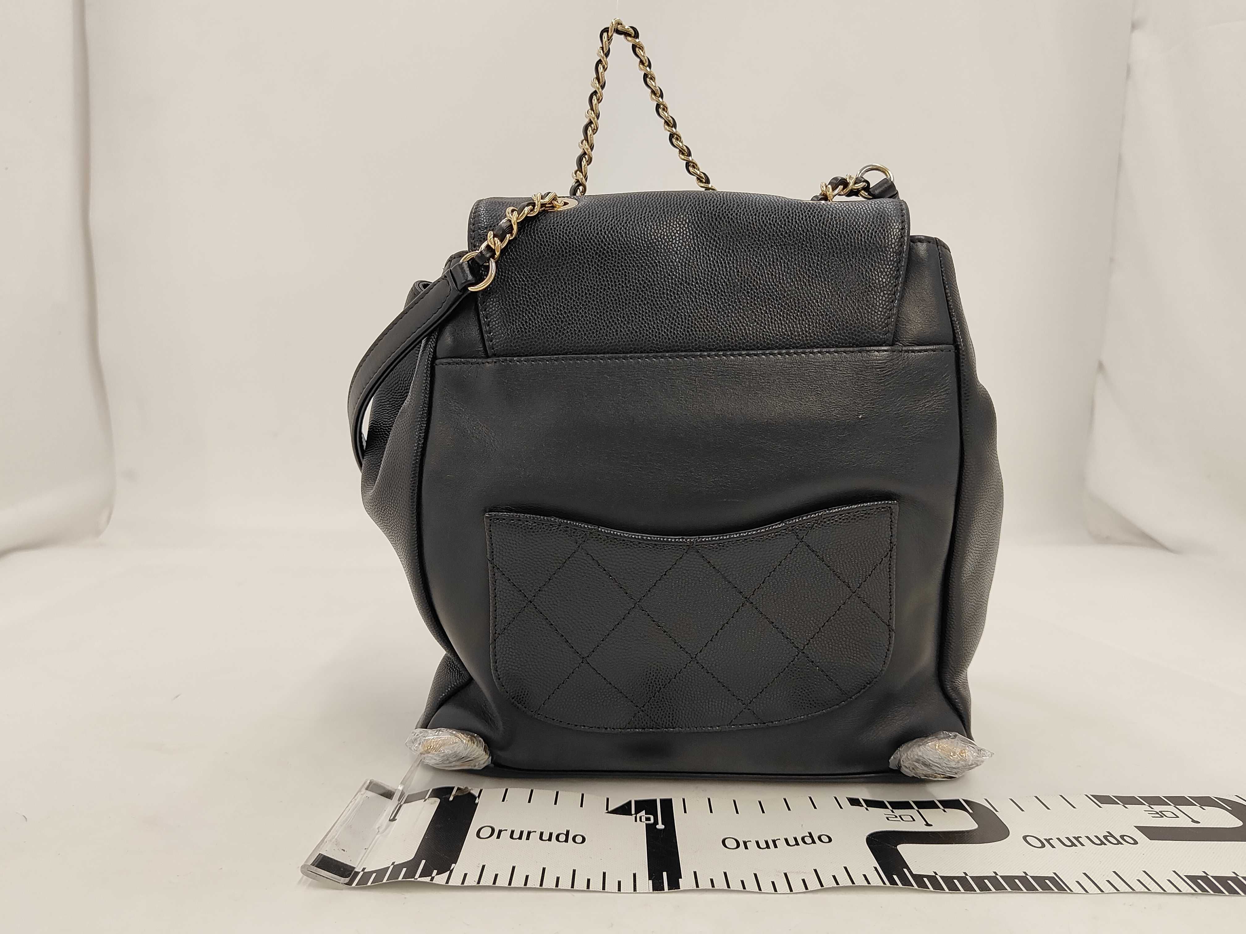 Matelassé Caviar Skin Backpack Rucksack — view 2