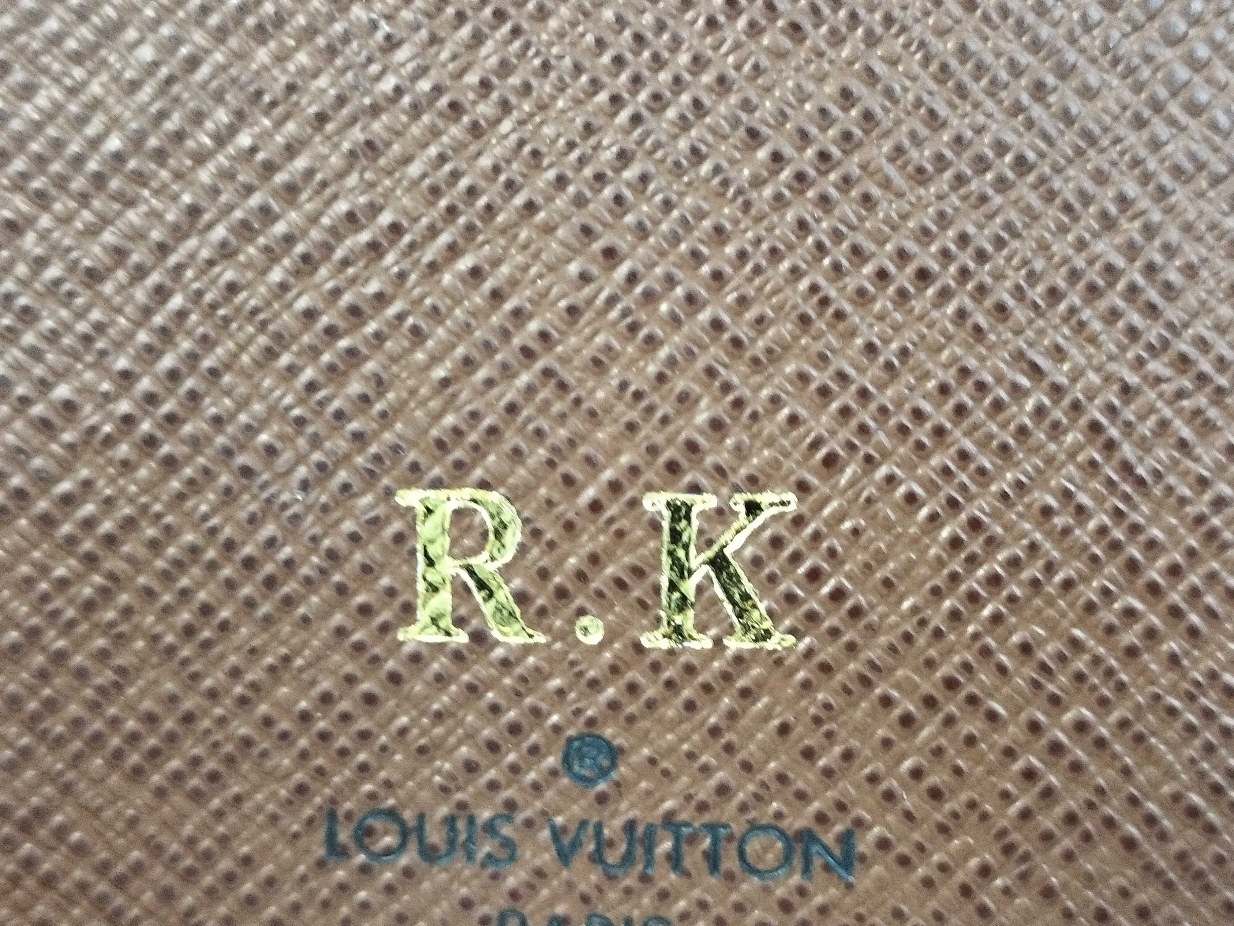 Monogram R20503 Agenda Pouch Billfold with Name Engraving and Notebook Cover — view 11